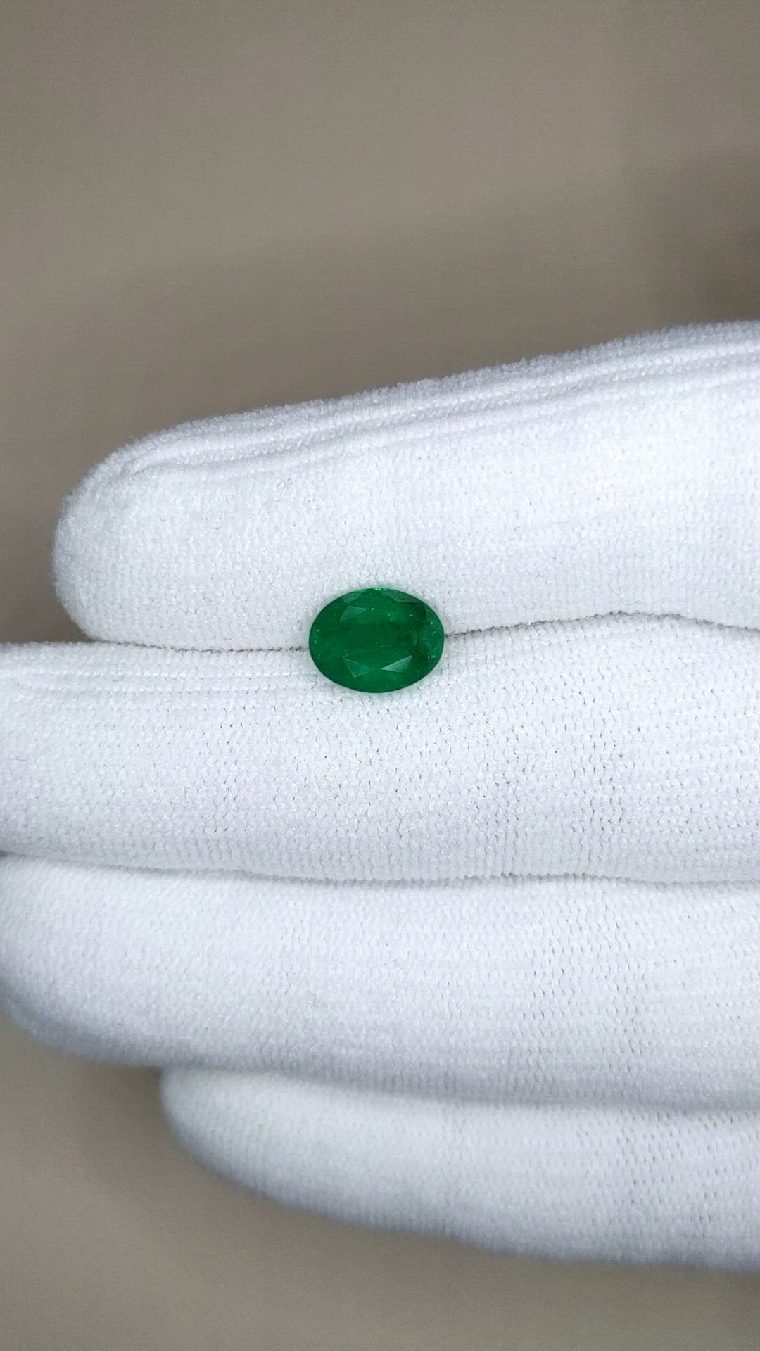 2.11 Ct. Emerald from Zambia Size Video