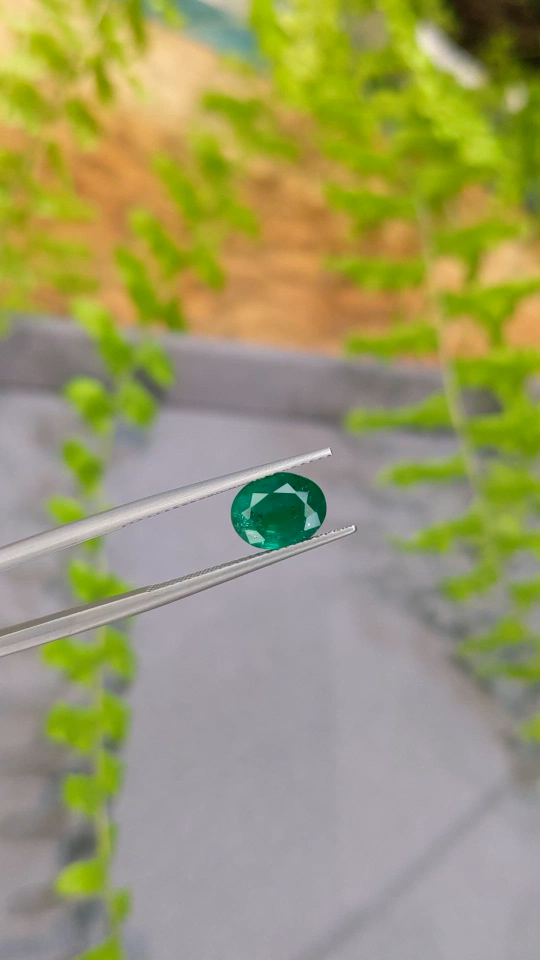 1.92 Ct. Emerald from Zambia Size Video