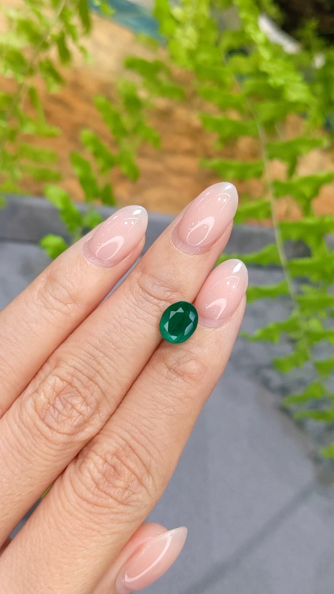 1.92 Ct. Emerald from Zambia Size Video