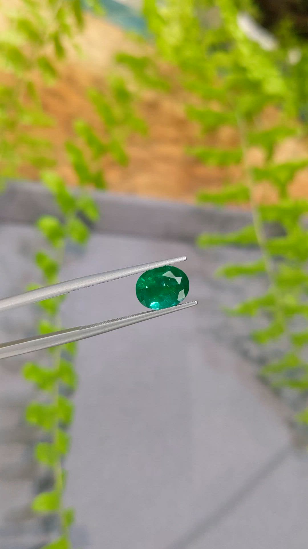 2.06 Ct. Emerald from Zambia Size Video