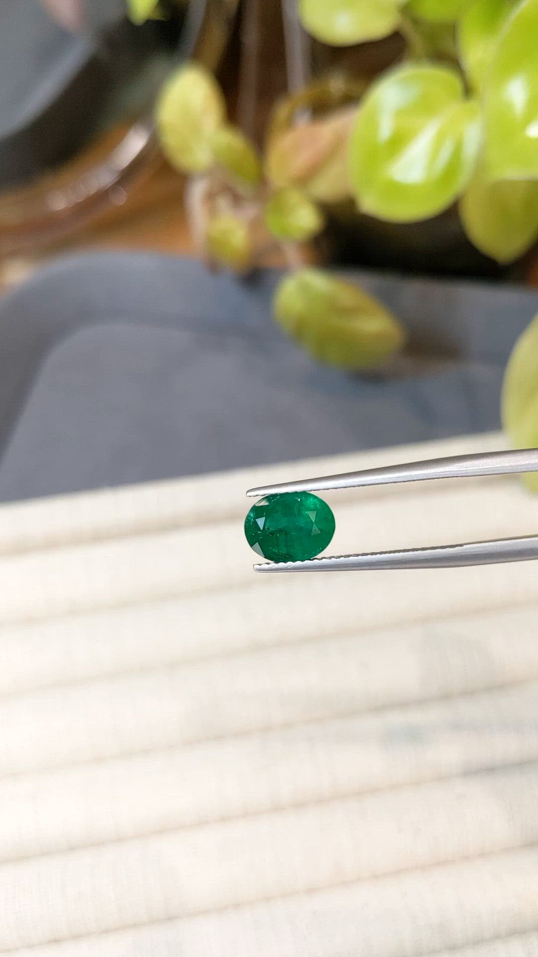 1.71 Ct. Emerald from Zambia Size Video