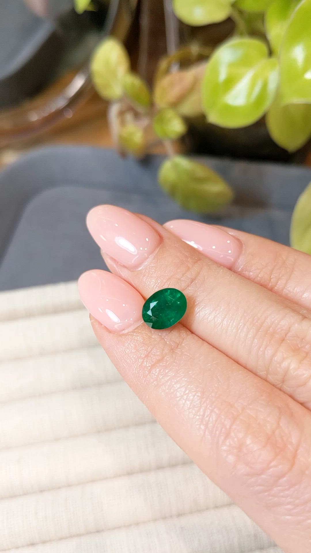 1.71 Ct. Emerald from Zambia Size Video
