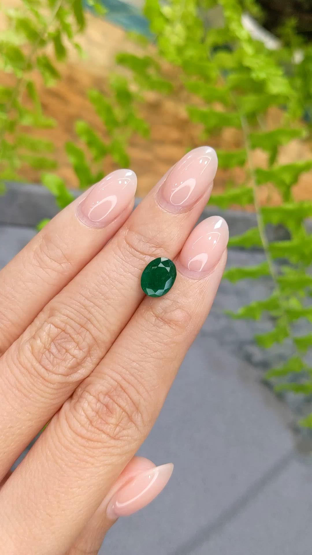 1.79 Ct. Emerald from Zambia Size Video