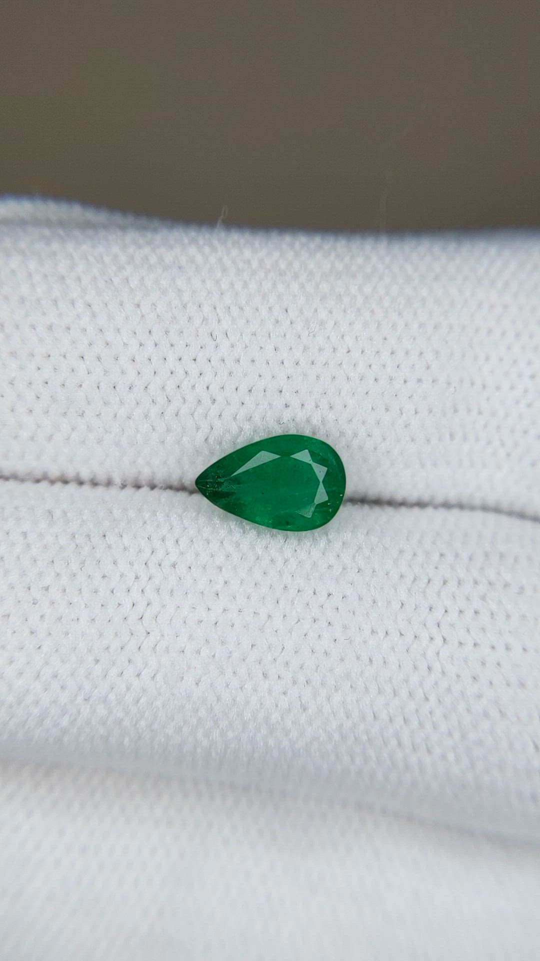 0.78 Ct. Emerald from Zambia Size Video
