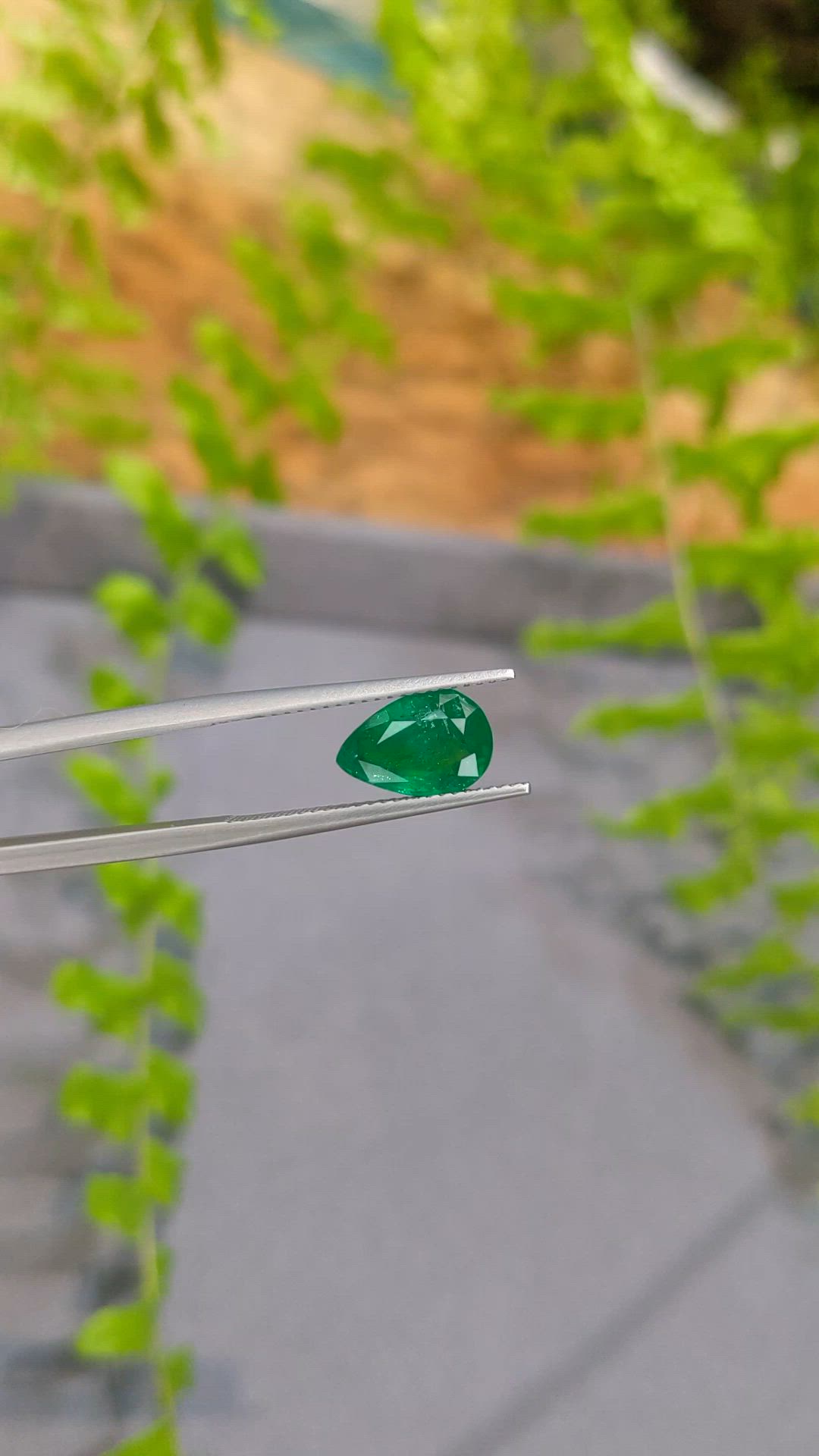 2.04 Ct. Emerald from Zambia Size Video