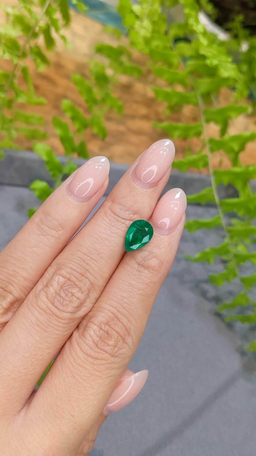 2.04 Ct. Emerald from Zambia Size Video