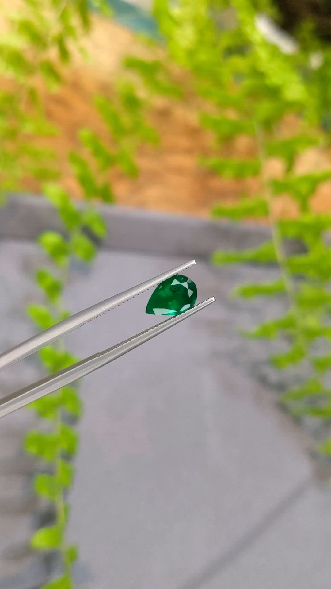 1.22 Ct. Emerald from Zambia Size Video