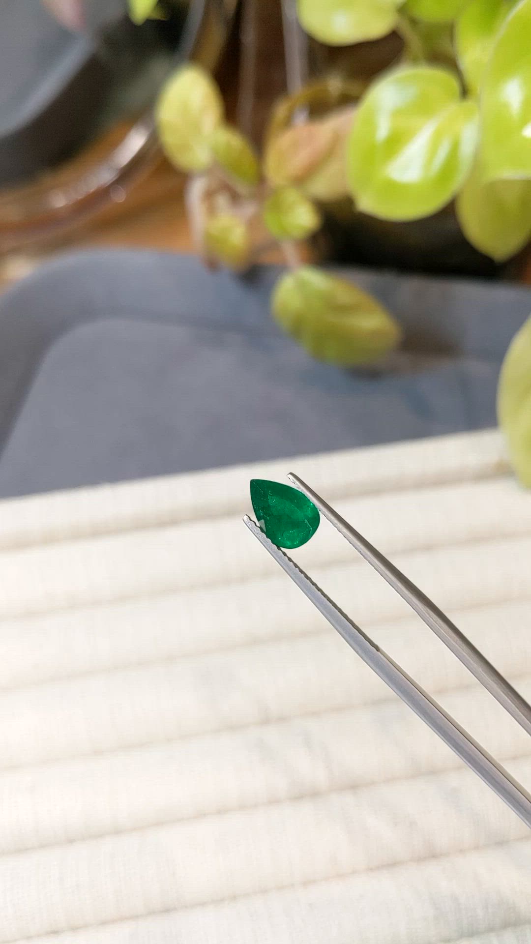 1.36 Ct. Emerald from Zambia Size Video