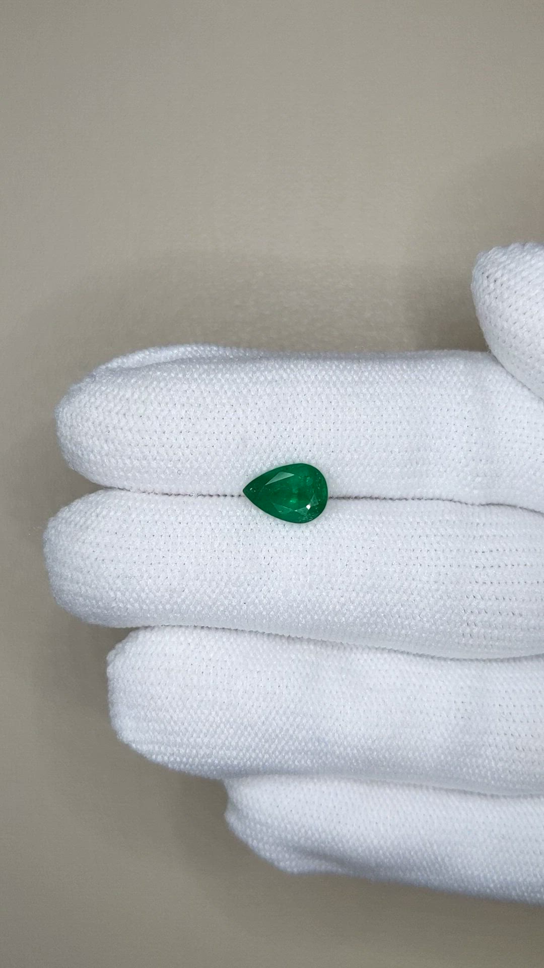 1.20 Ct. Emerald from Zambia Size Video