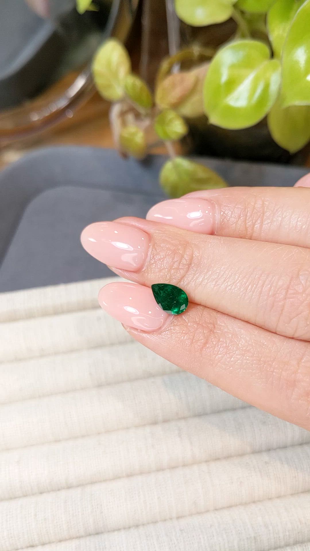 1.19 Ct. Emerald from Zambia Size Video
