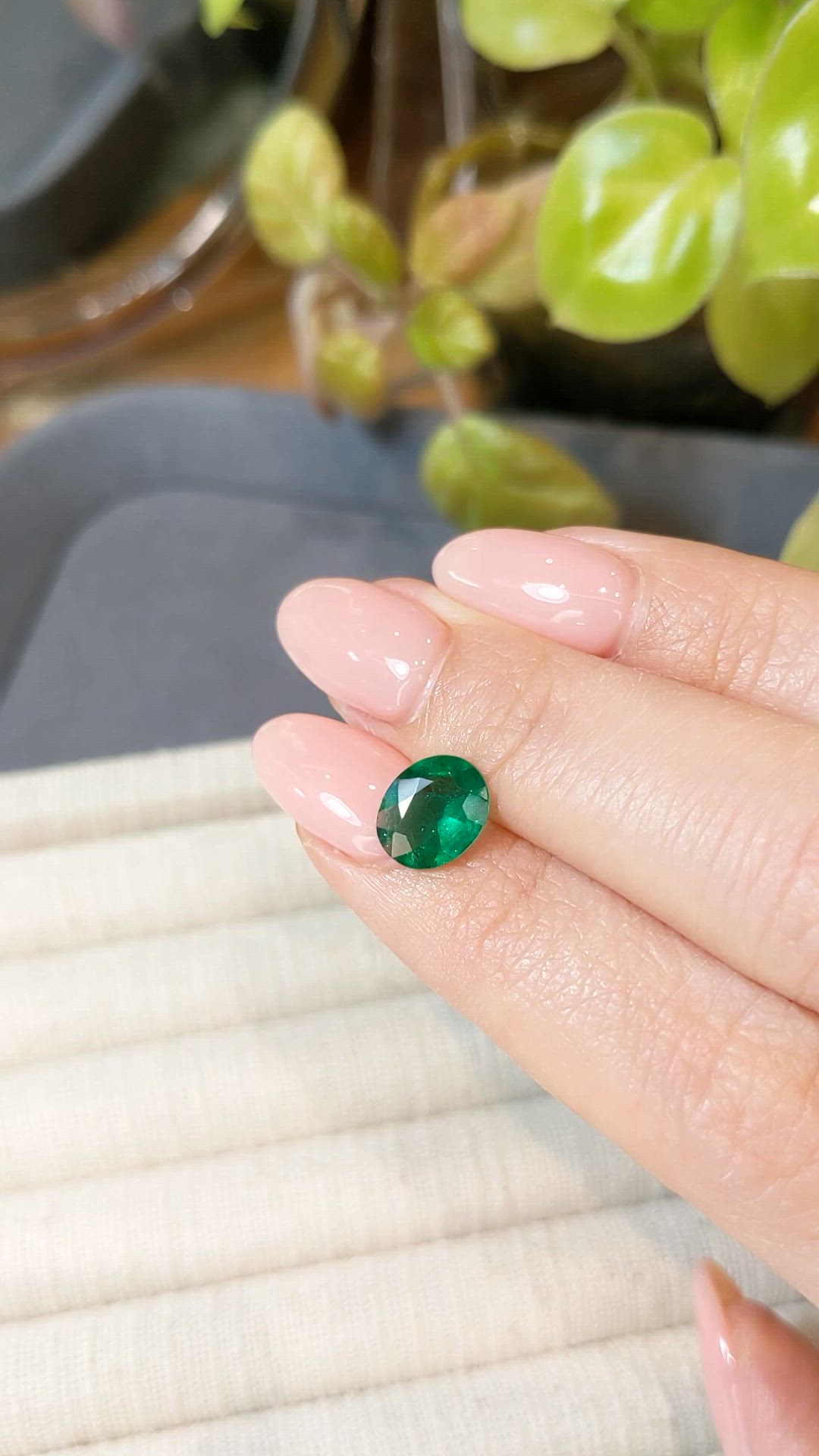 1.49 Ct. Emerald from Zambia Size Video