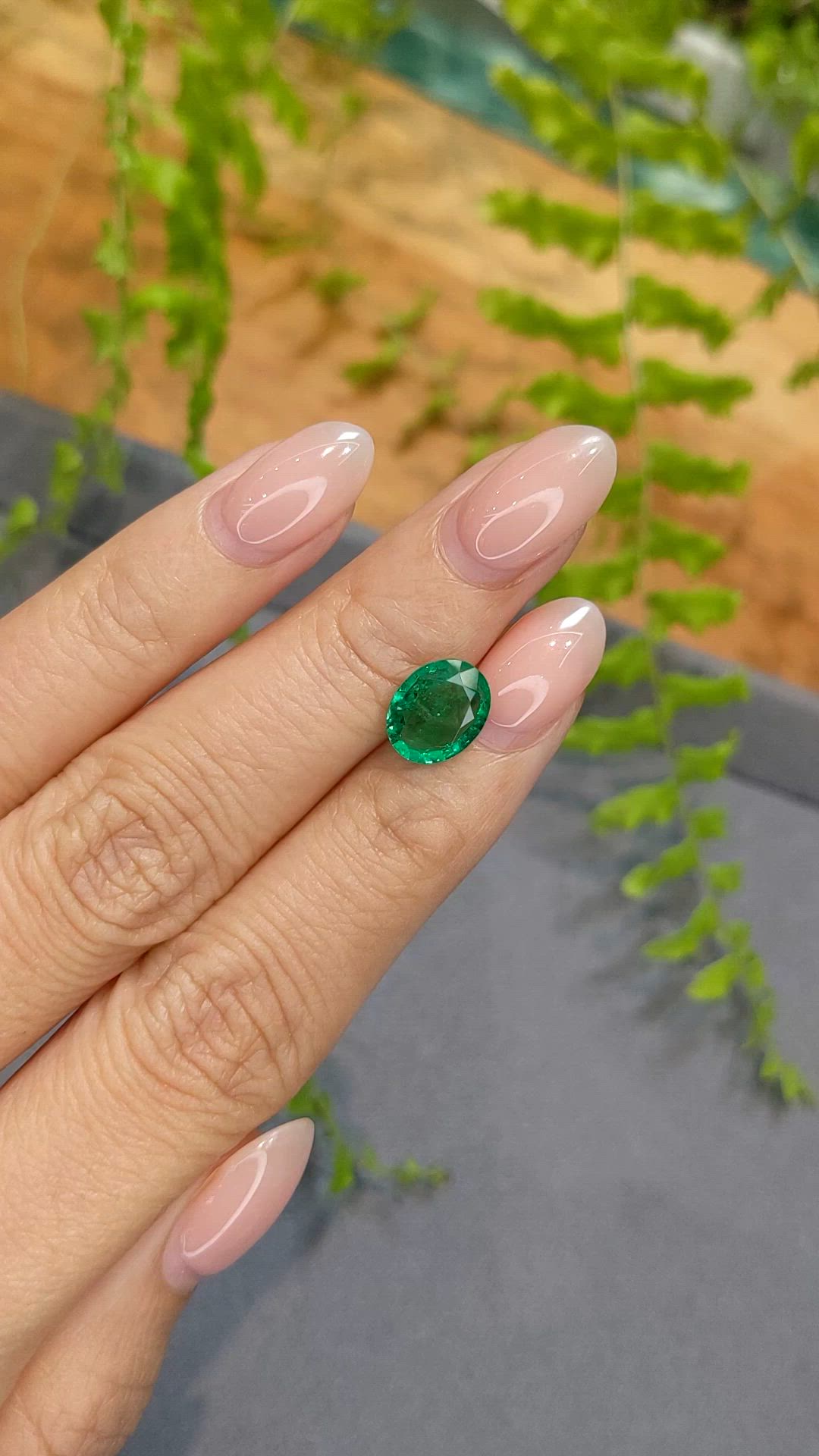 1.80 Ct. Emerald from Zambia Size Video