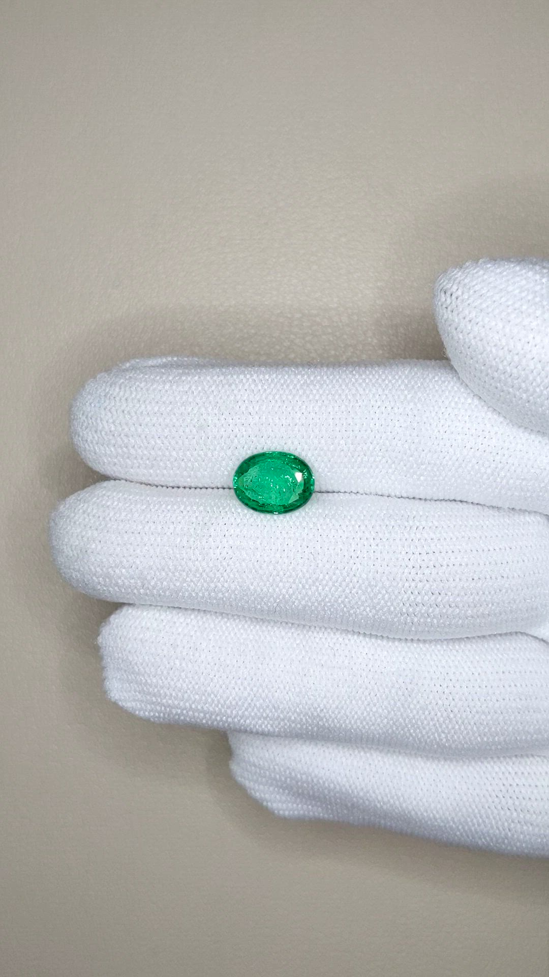1.65 Ct. Emerald from Zambia Size Video