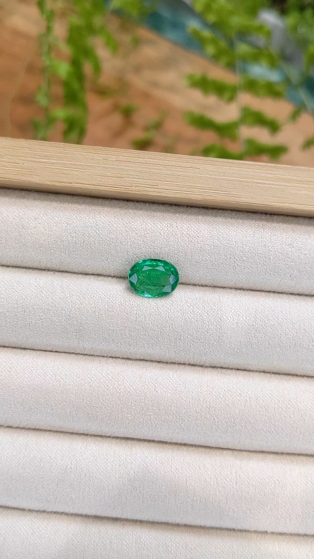 1.65 Ct. Emerald from Zambia Size Video