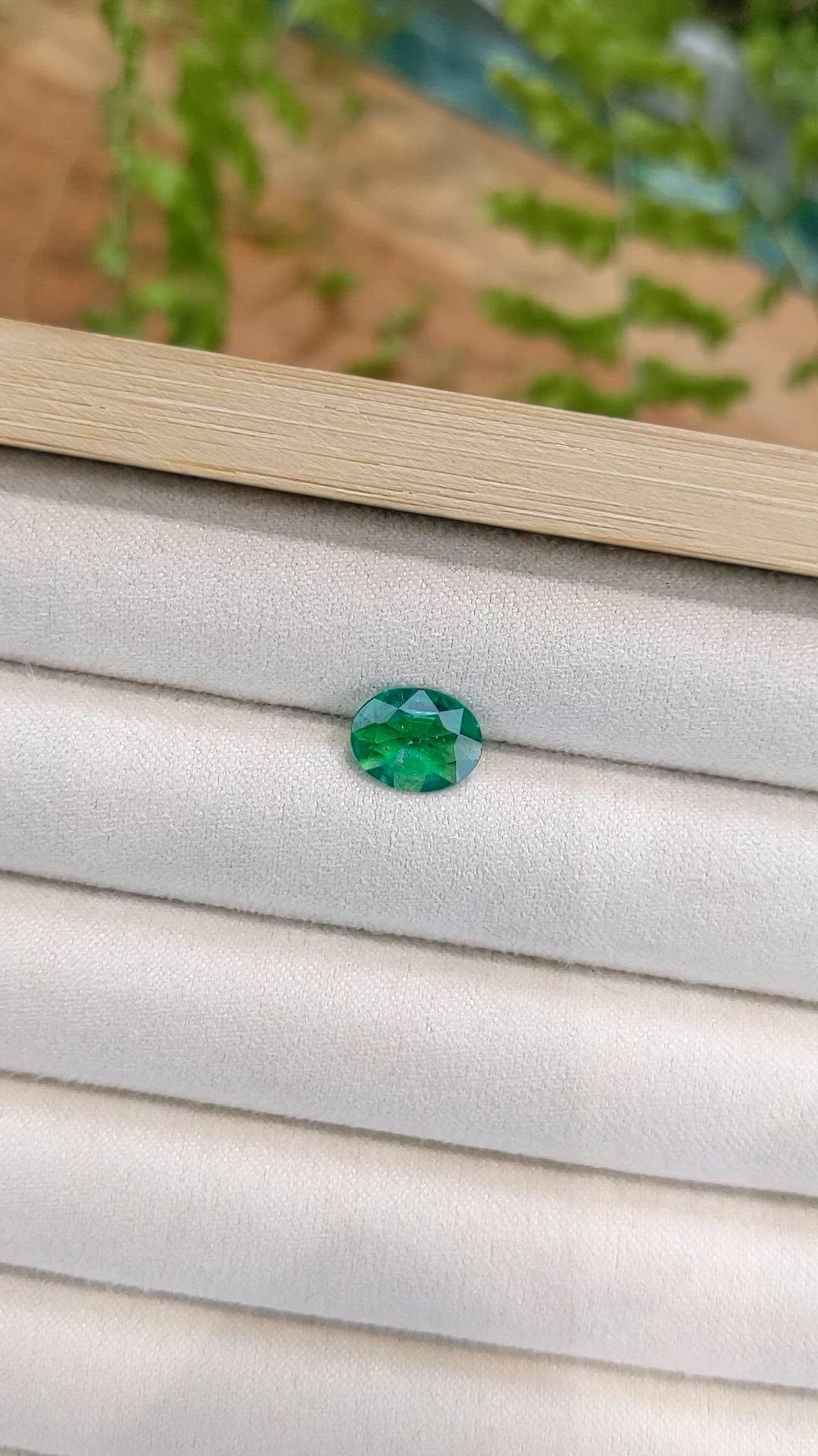1.27 Ct. Emerald from Zambia Size Video