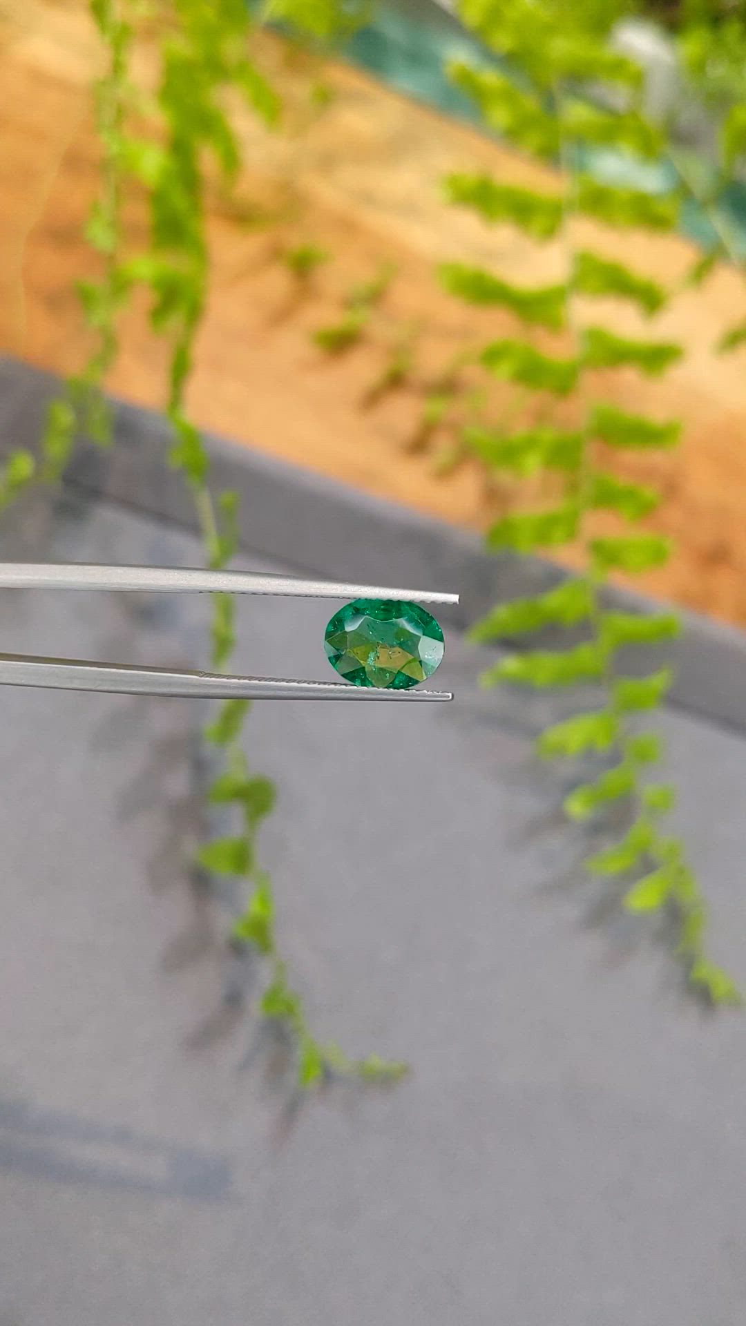 1.27 Ct. Emerald from Zambia Size Video