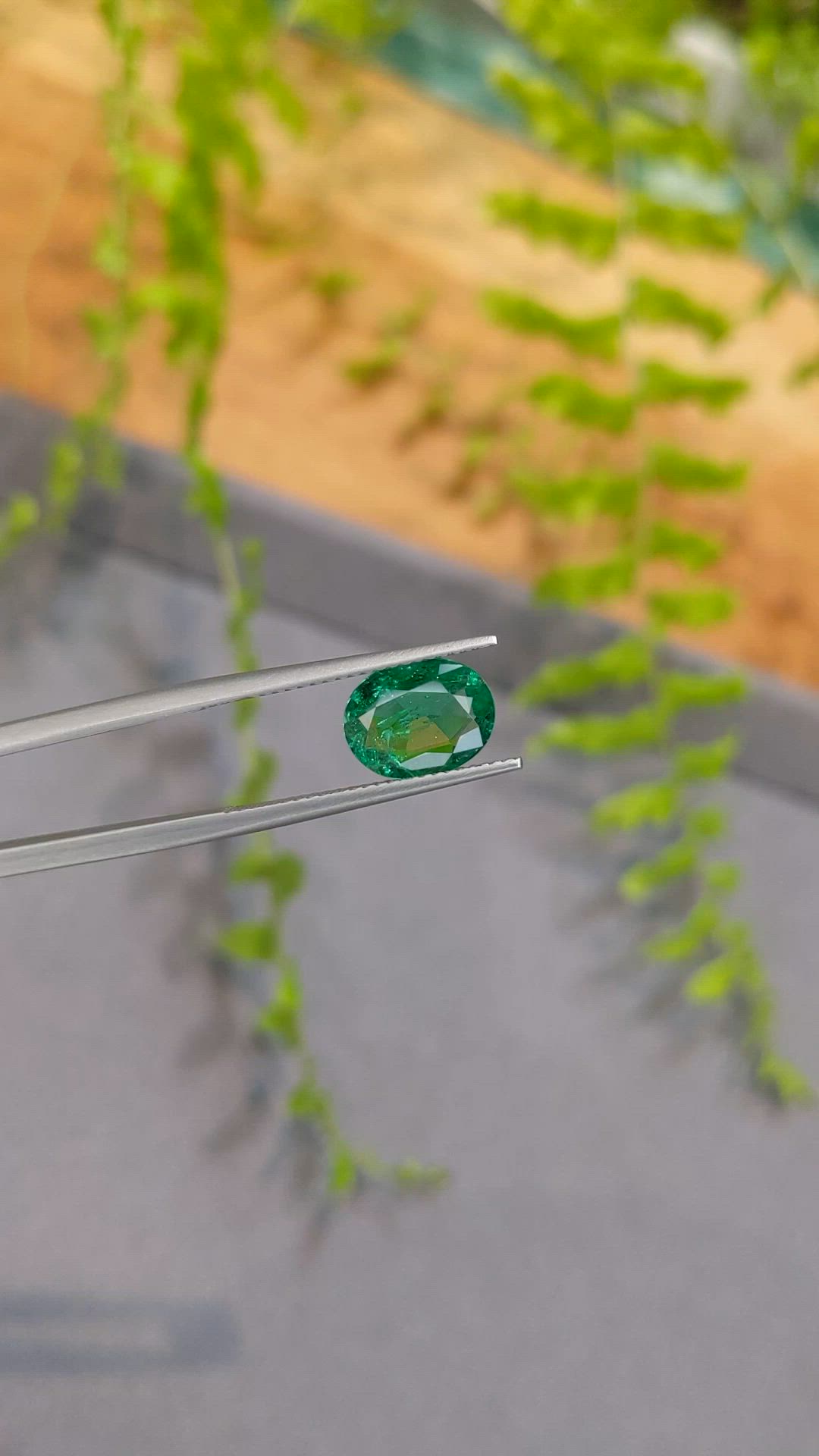 1.80 Ct. Emerald from Zambia Size Video