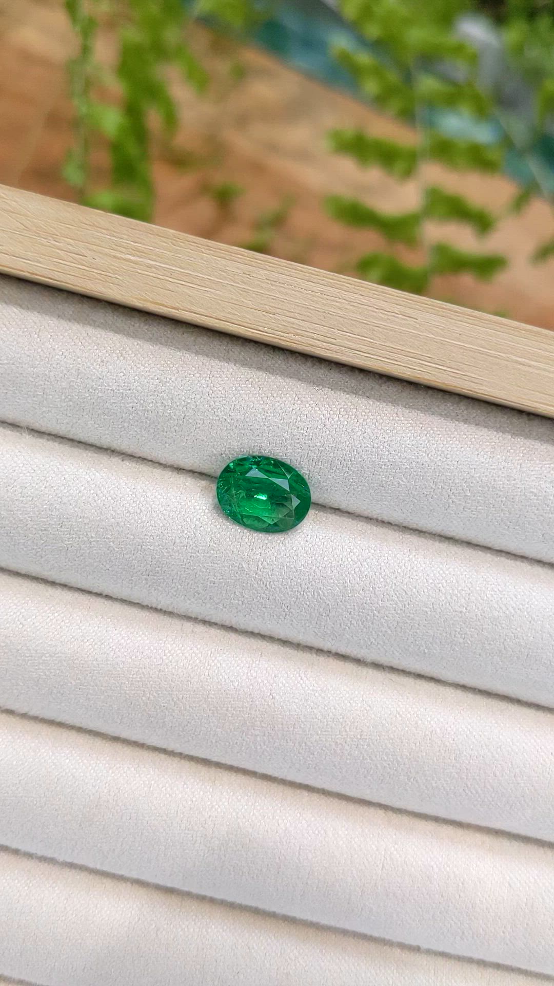 1.80 Ct. Emerald from Zambia Size Video