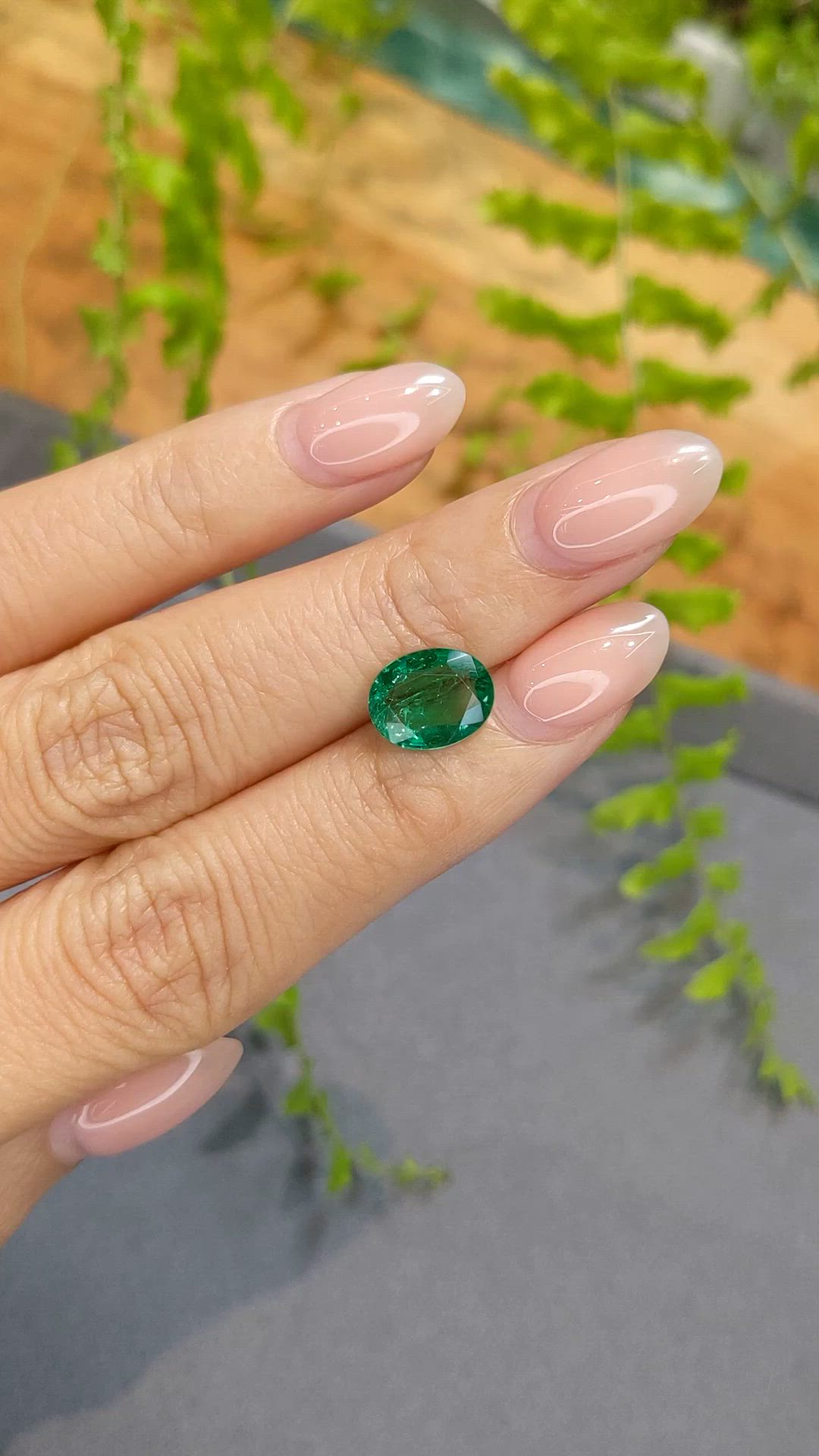 1.80 Ct. Emerald from Zambia Size Video