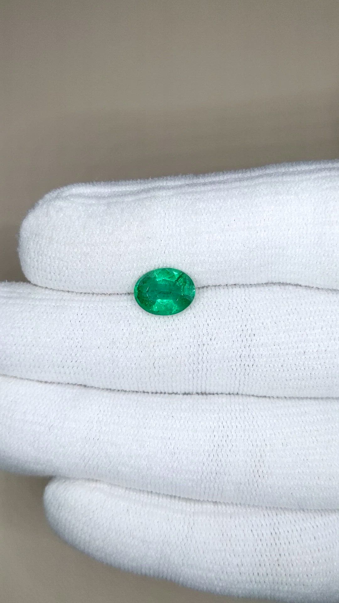 1.74 Ct. Emerald from Zambia Size Video