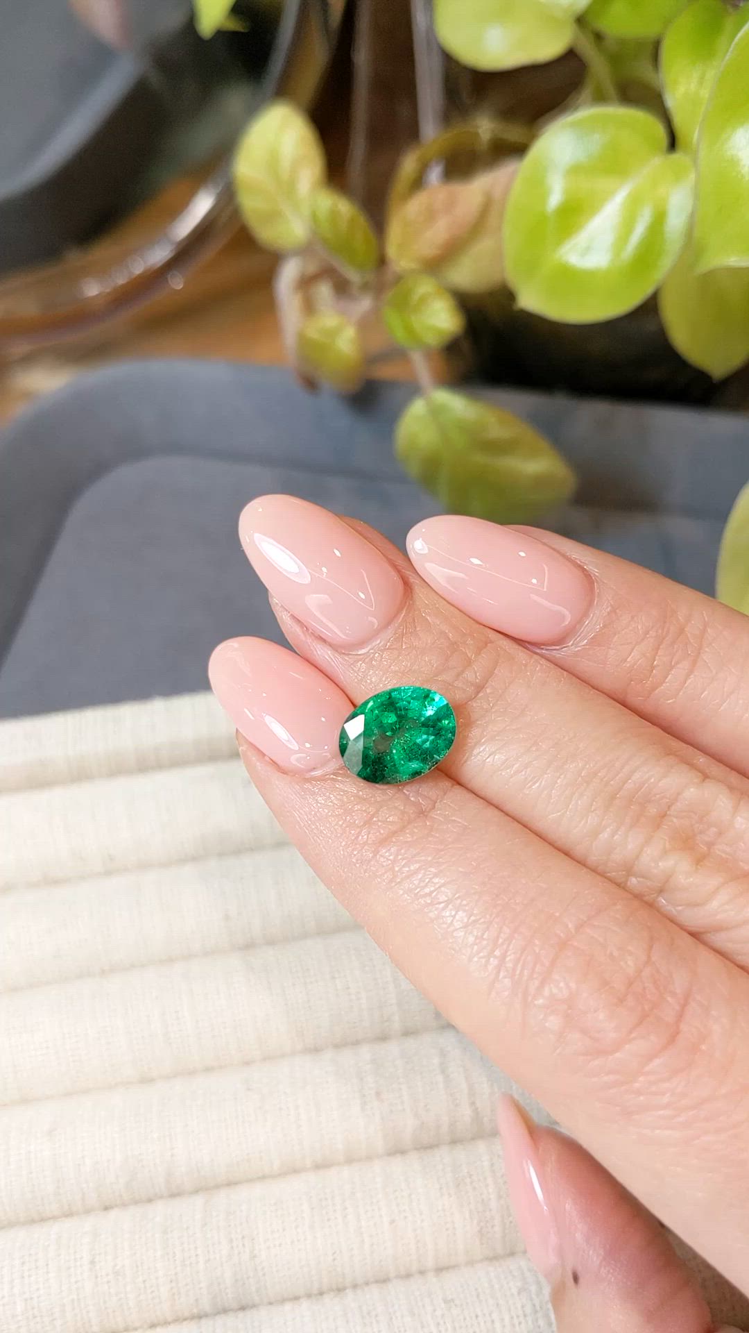 2.27 Ct. Emerald from Zambia Size Video