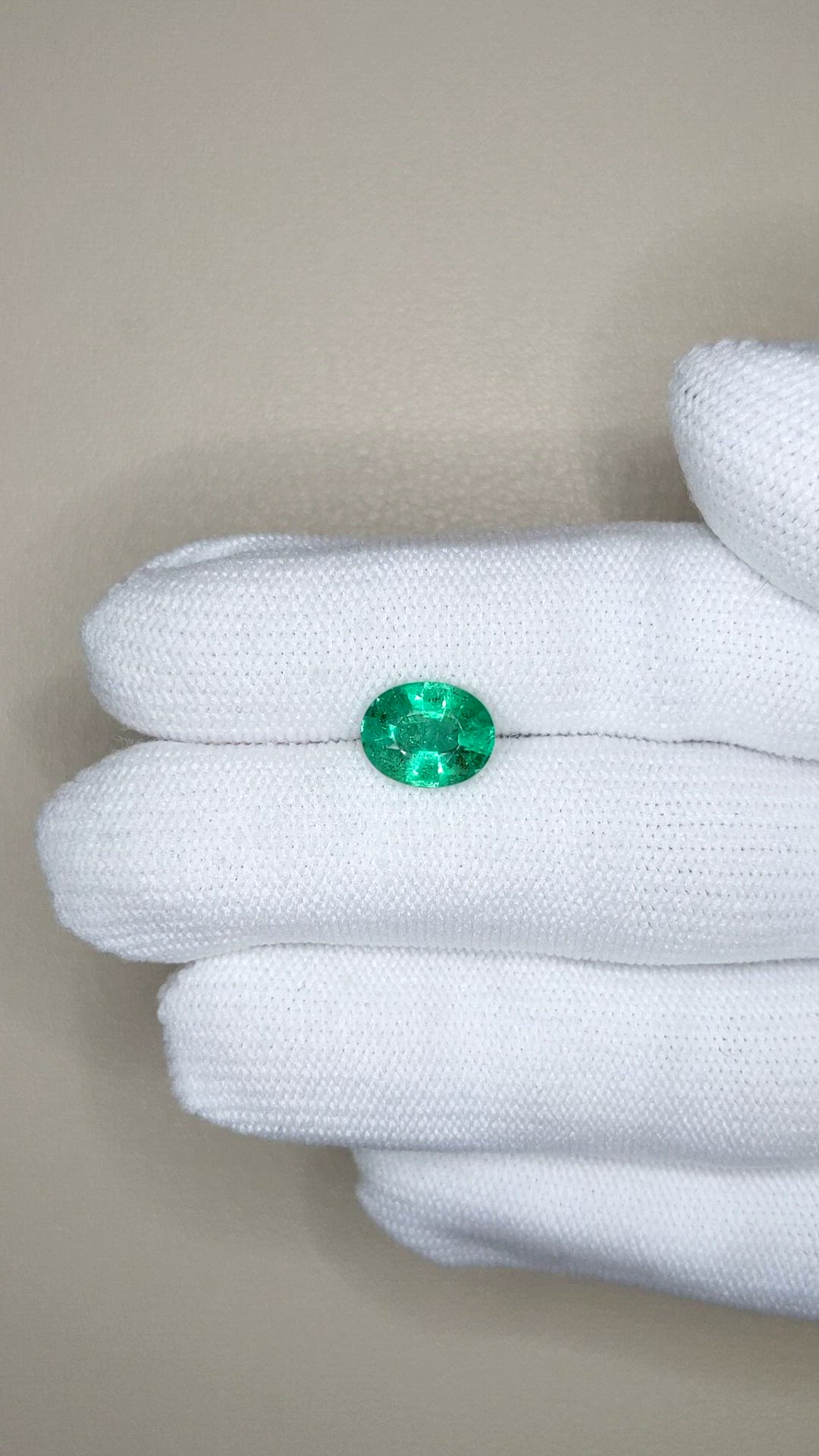 1.77 Ct. Emerald from Zambia Size Video