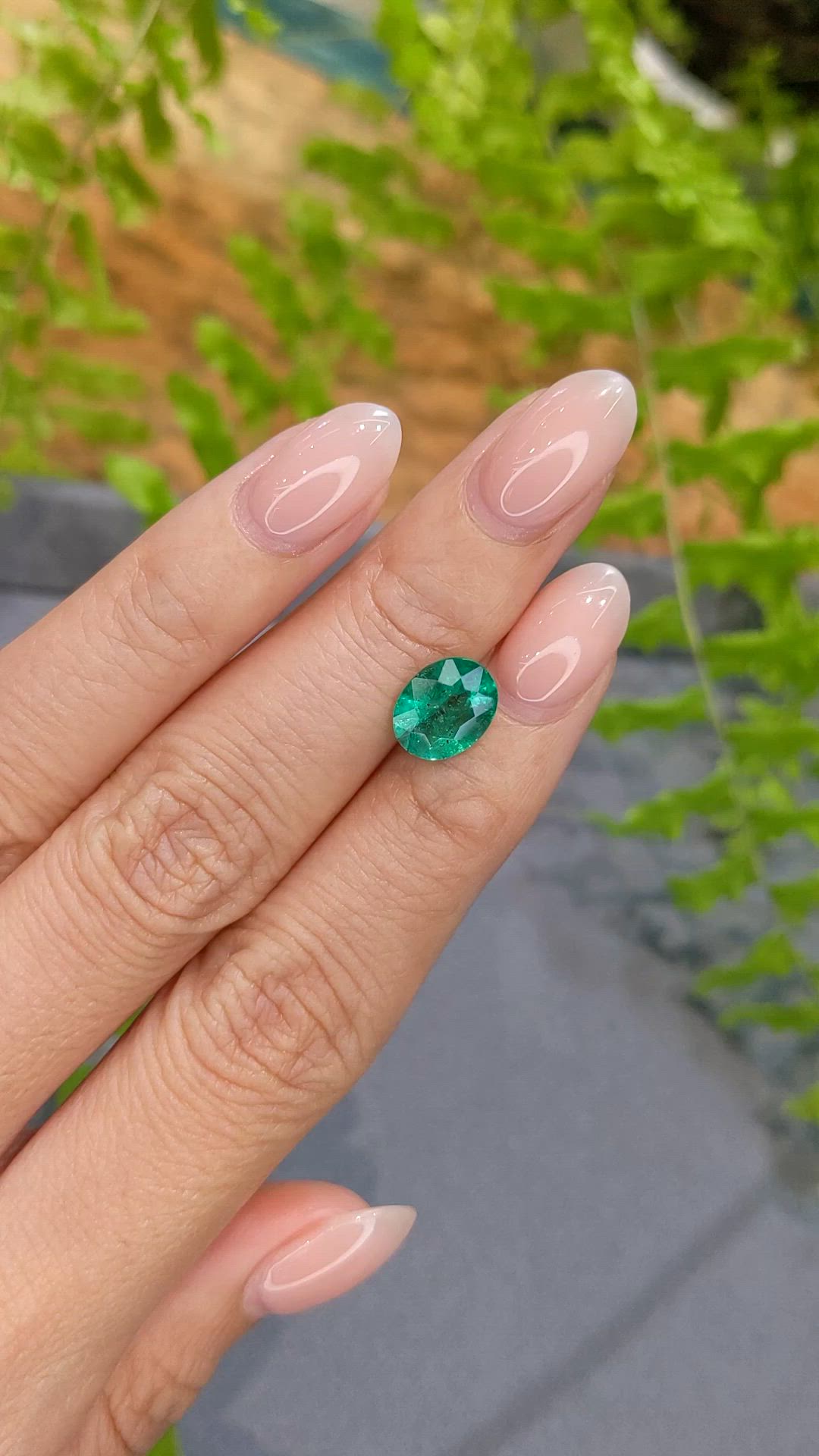 1.77 Ct. Emerald from Zambia Size Video