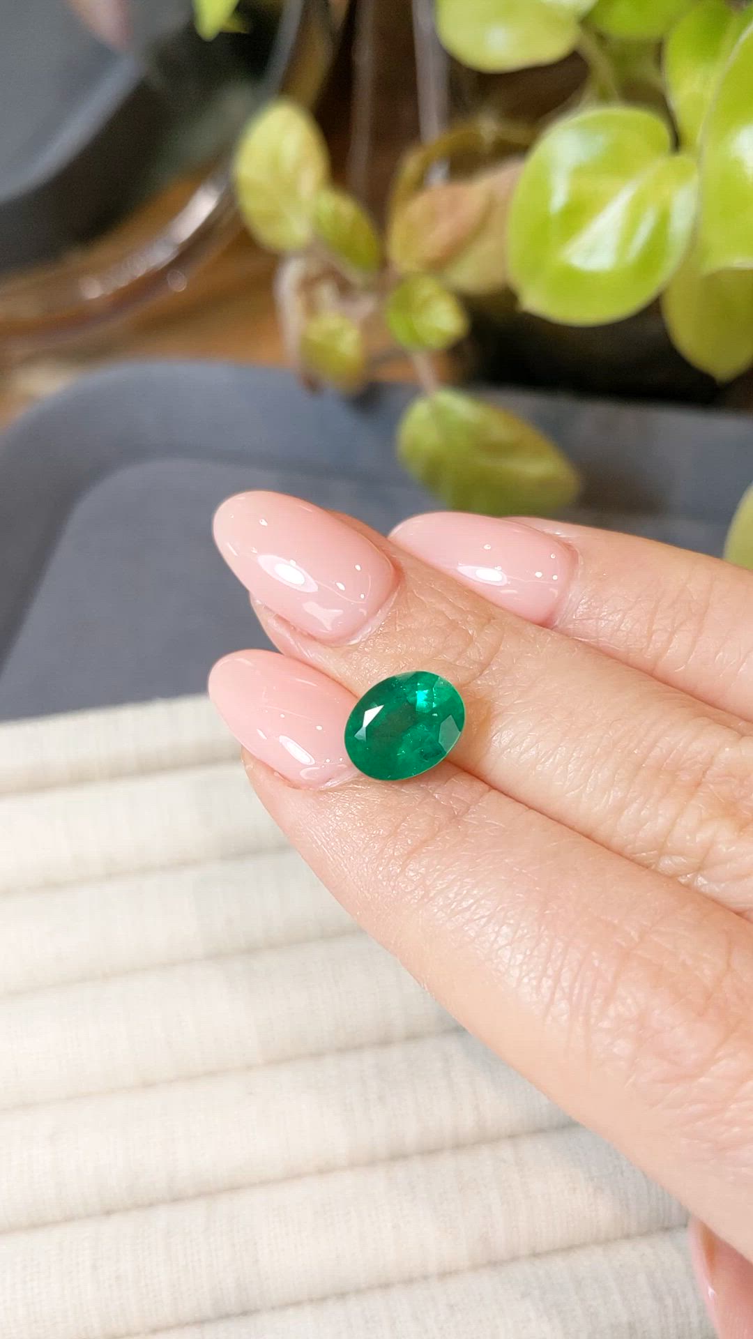 2.66 Ct. Emerald from Zambia Size Video