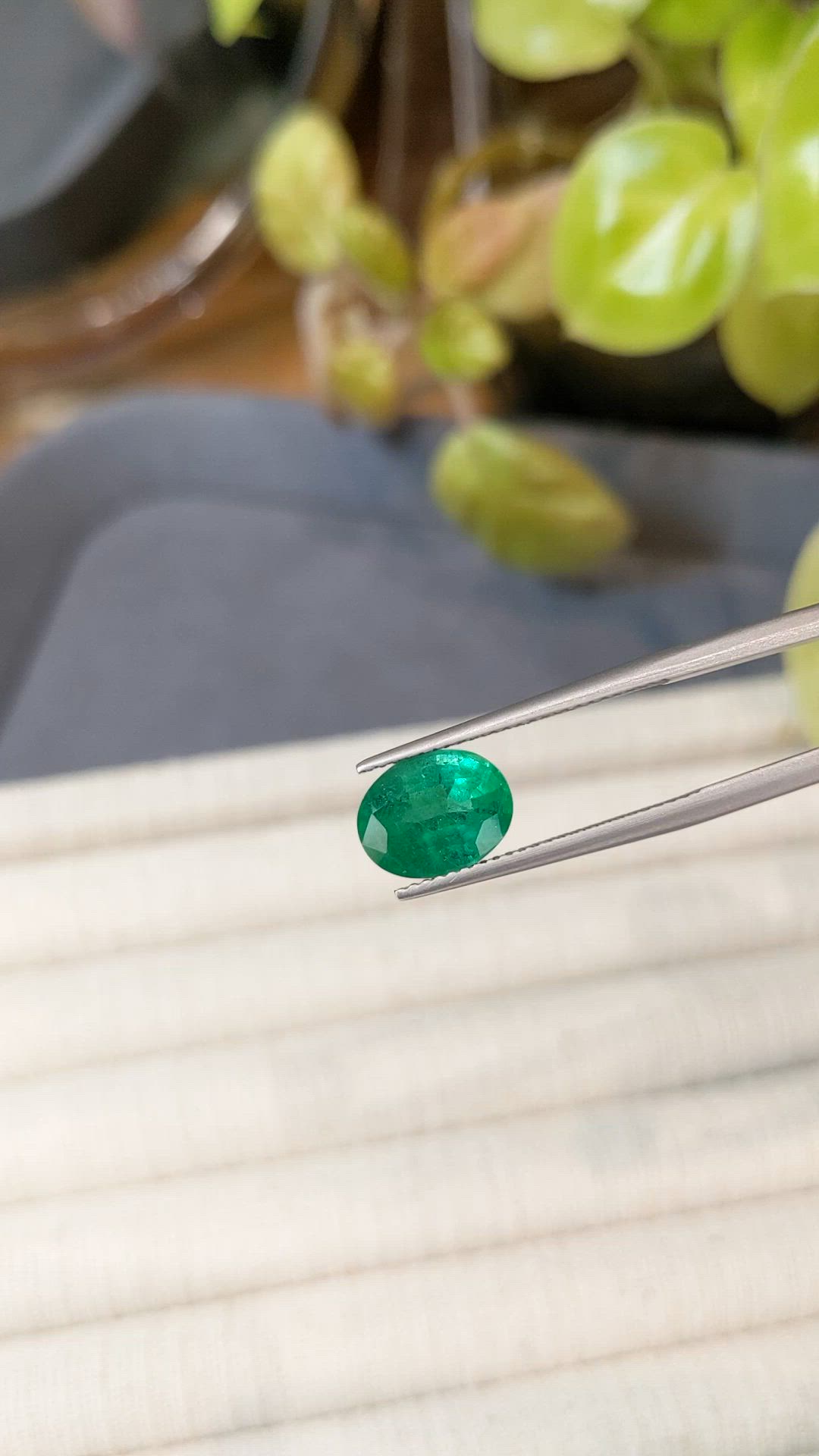 2.66 Ct. Emerald from Zambia Size Video