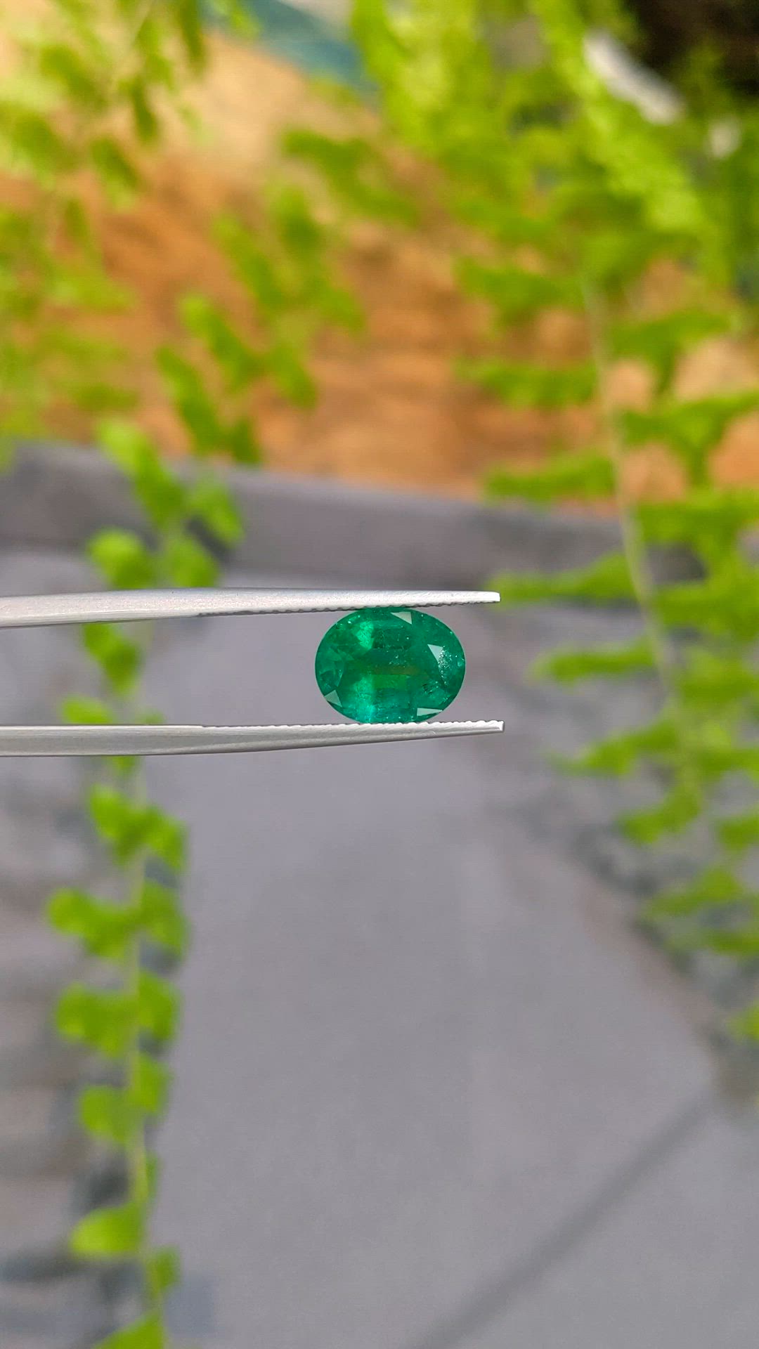 2.85 Ct. Emerald from Zambia Size Video