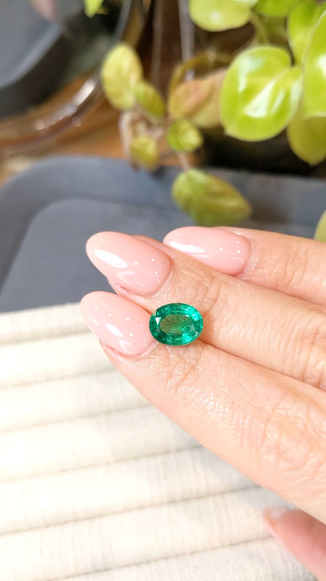 2.48 Ct. Emerald from Zambia Size Video