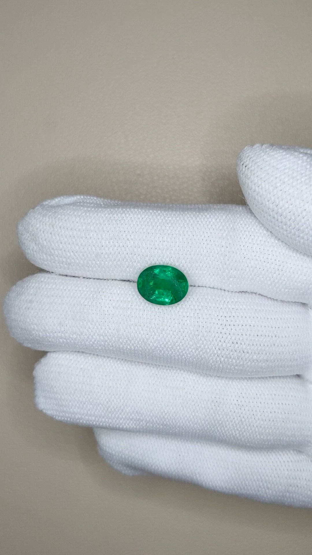 2.46 Ct. Emerald from Zambia Size Video