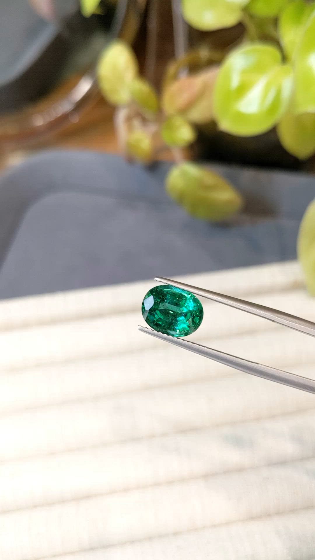 3.16 Ct. Emerald from Zambia Size Video