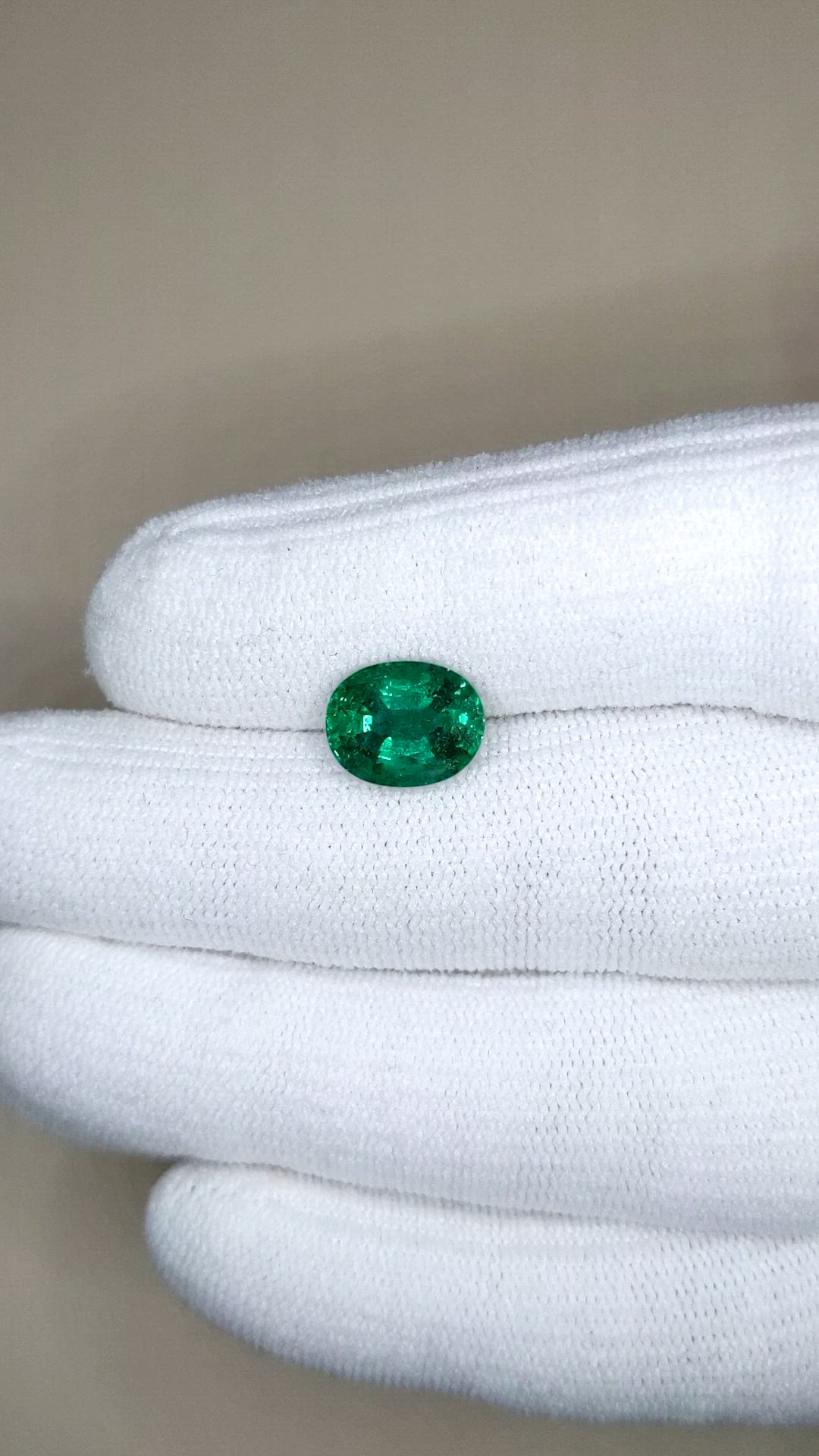 3.16 Ct. Emerald from Zambia Size Video