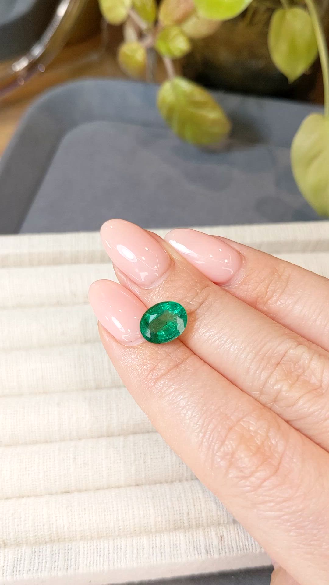 2.38 Ct. Emerald from Zambia Size Video