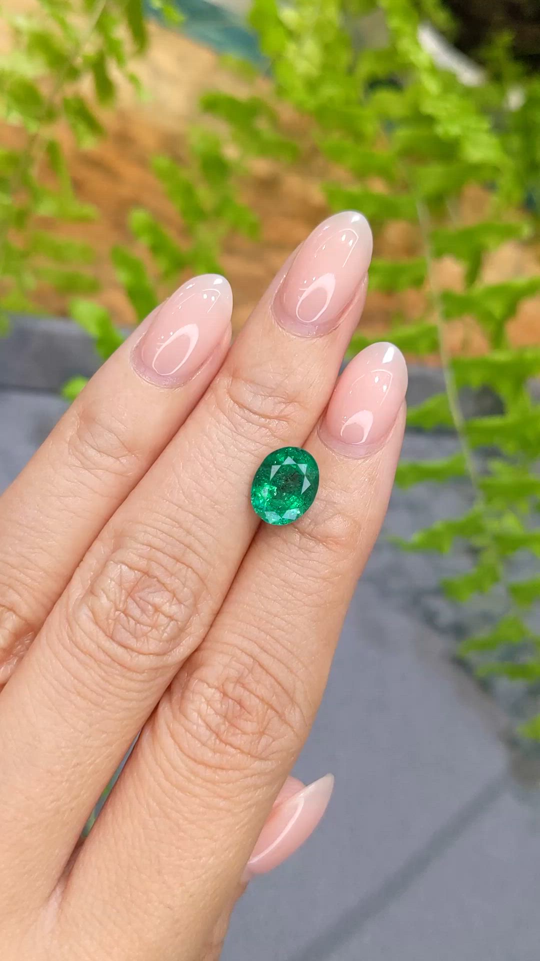 2.37 Ct. Emerald from Zambia Size Video