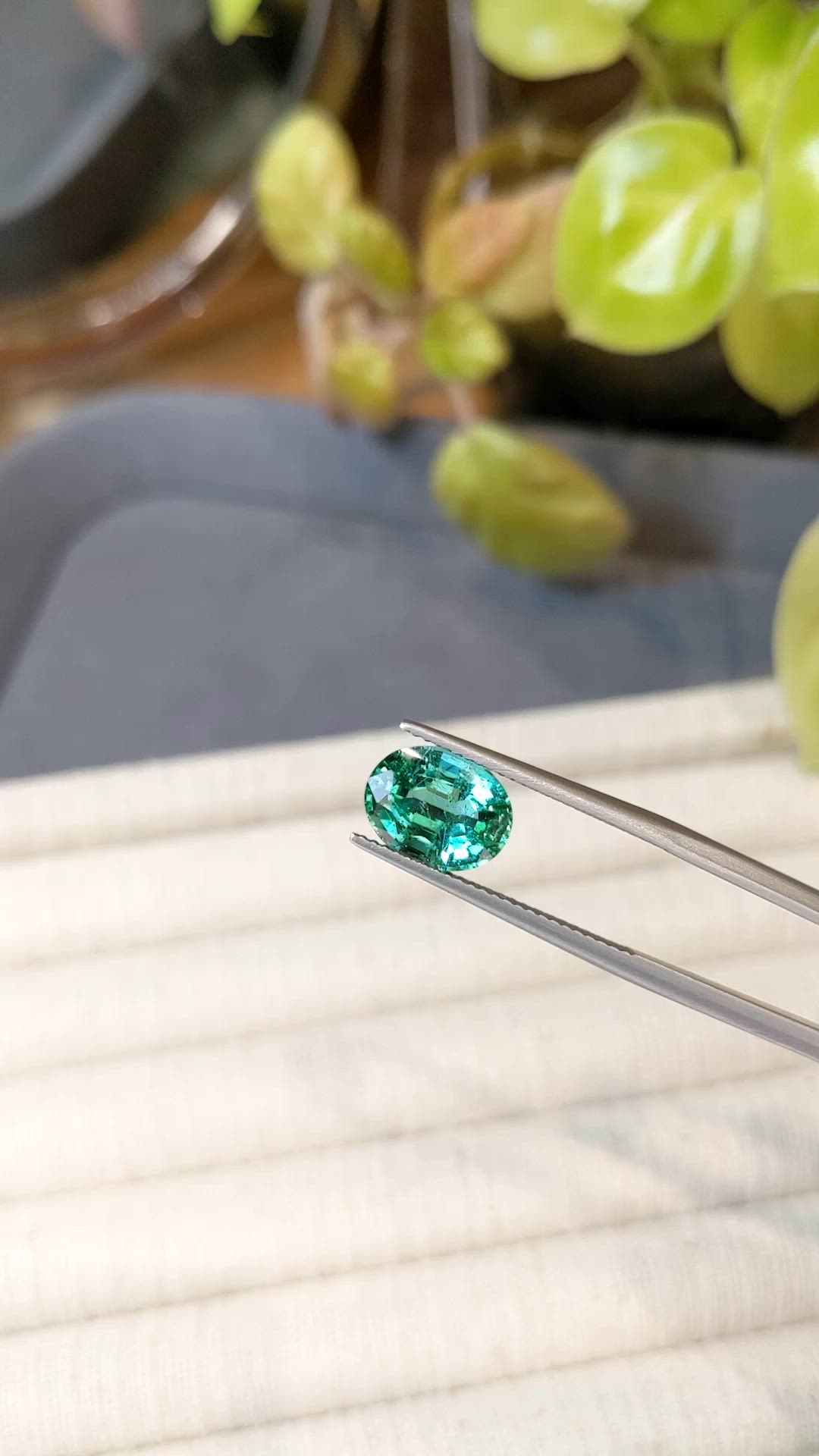 2.77 Ct. Emerald from Zambia Size Video