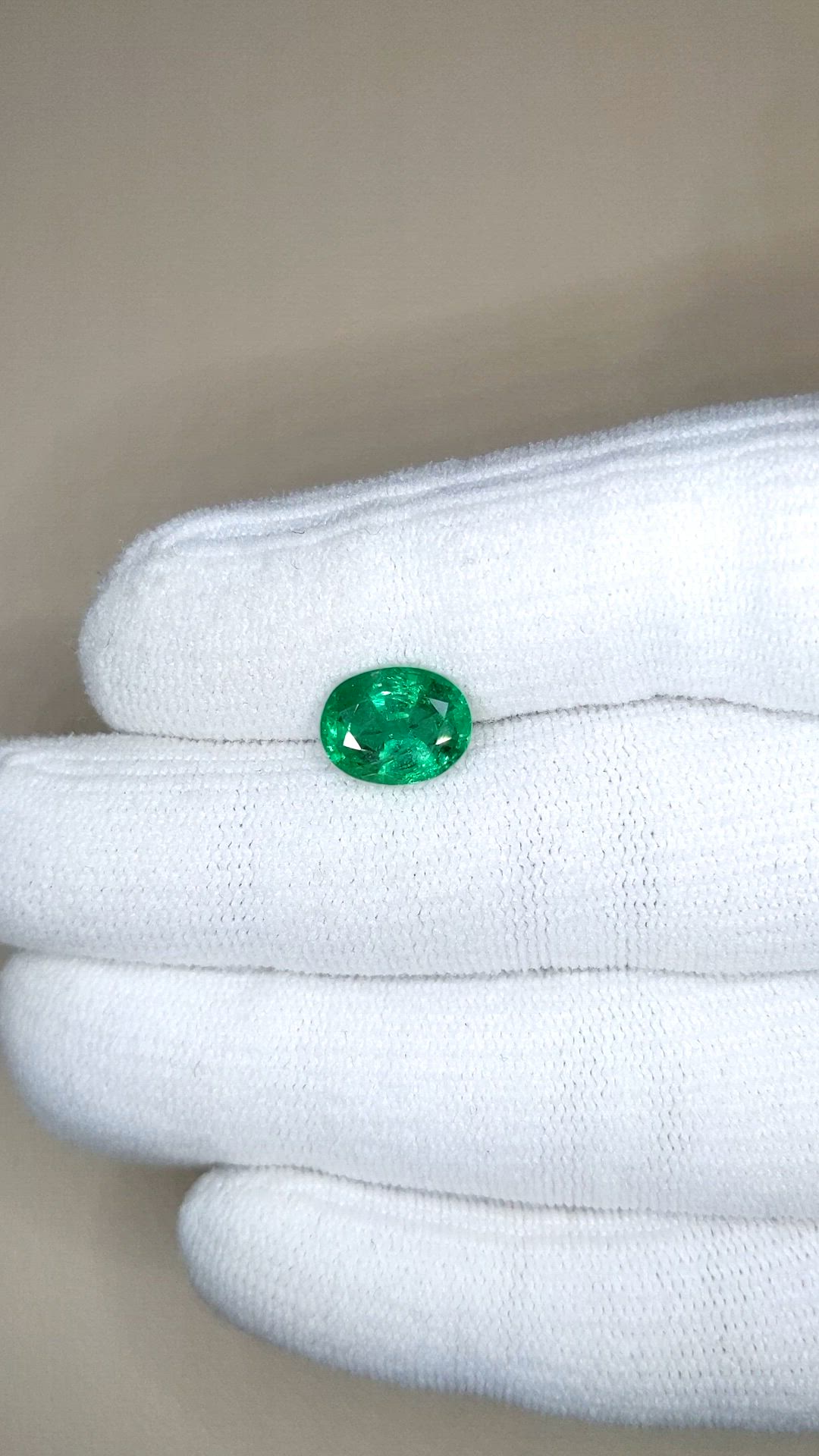 2.49 Ct. Emerald from Zambia Size Video