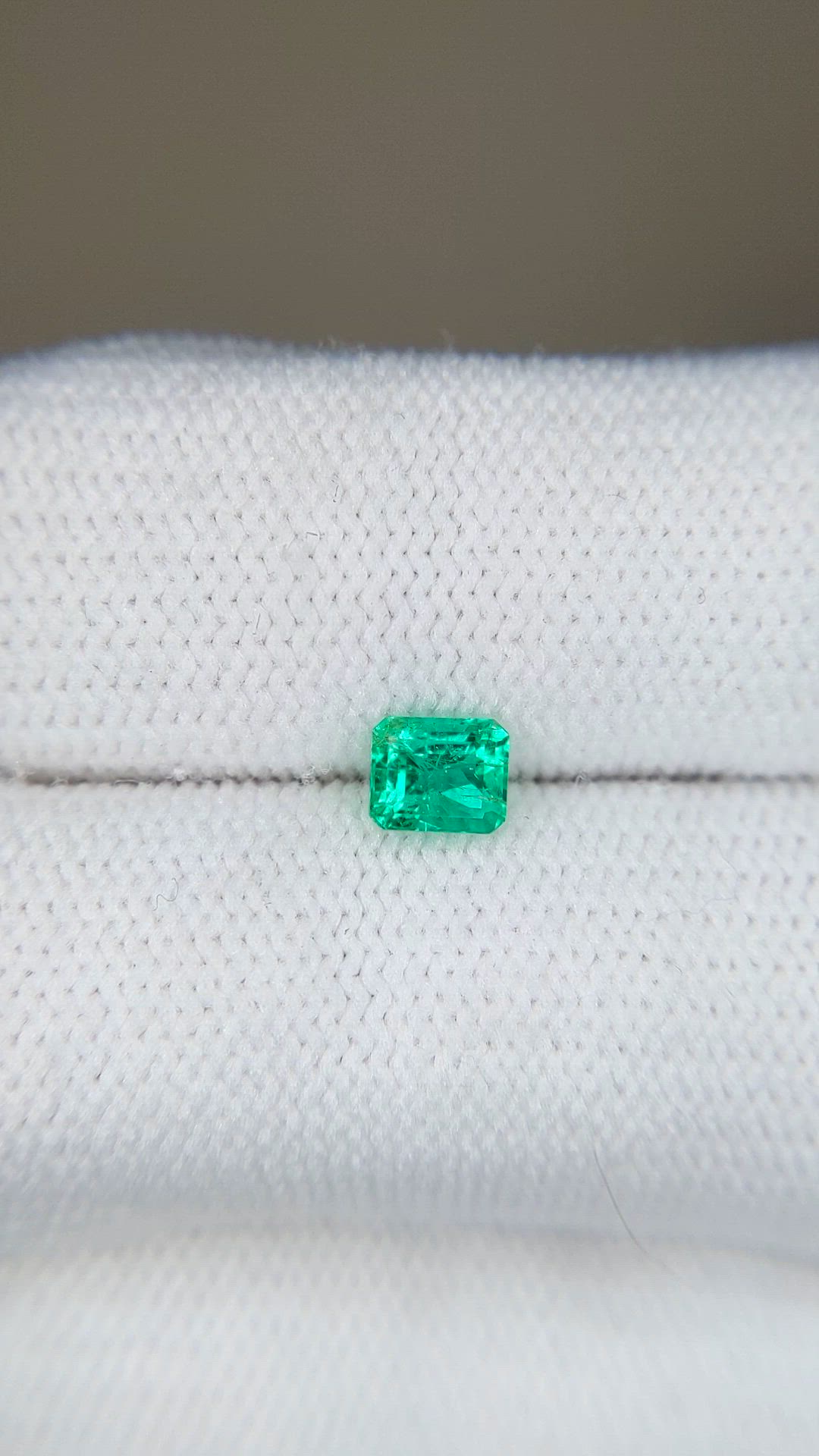 0.43 Ct. Emerald from Zambia Size Video