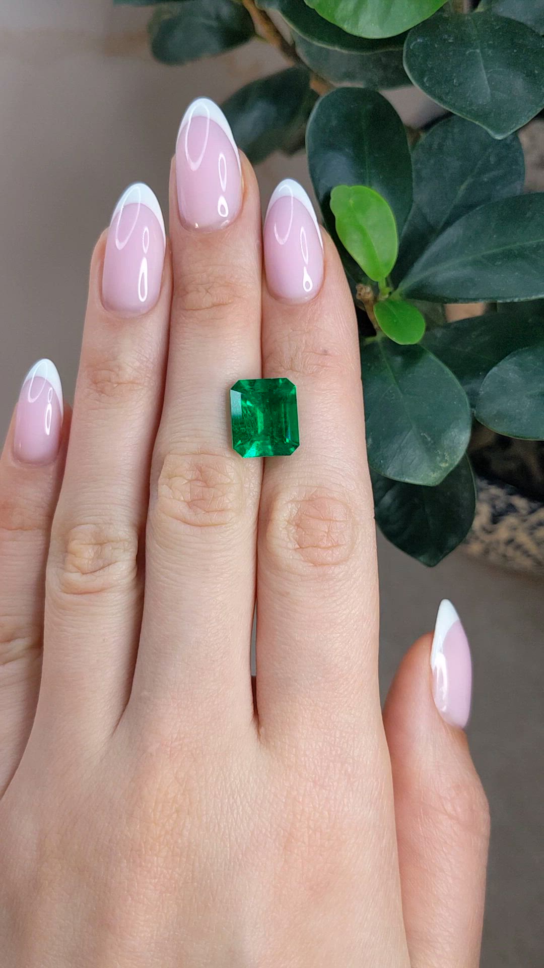 5.78 Ct. Emerald from Colombia Size Video