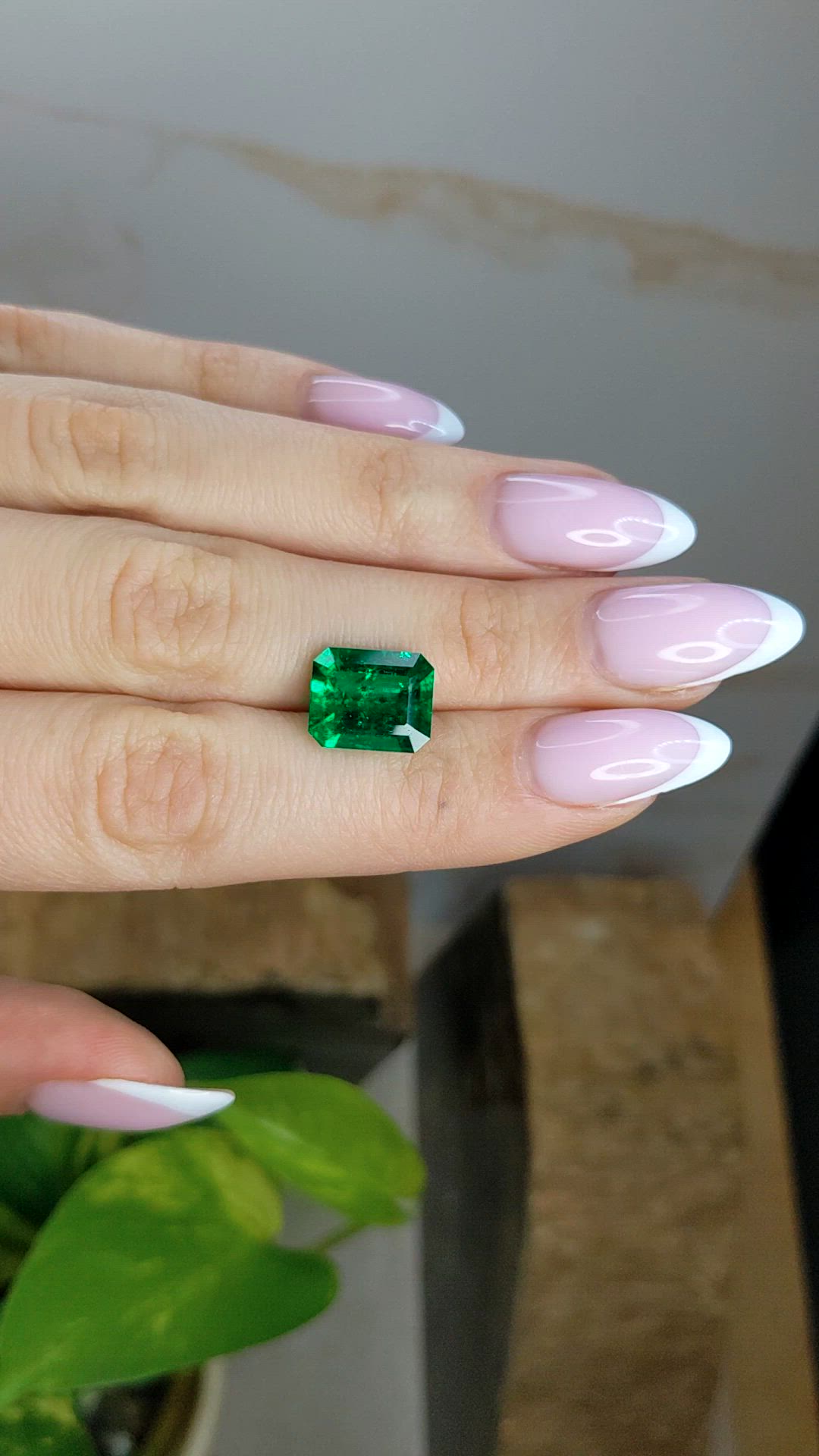 4.46 Ct. Emerald from Colombia Size Video