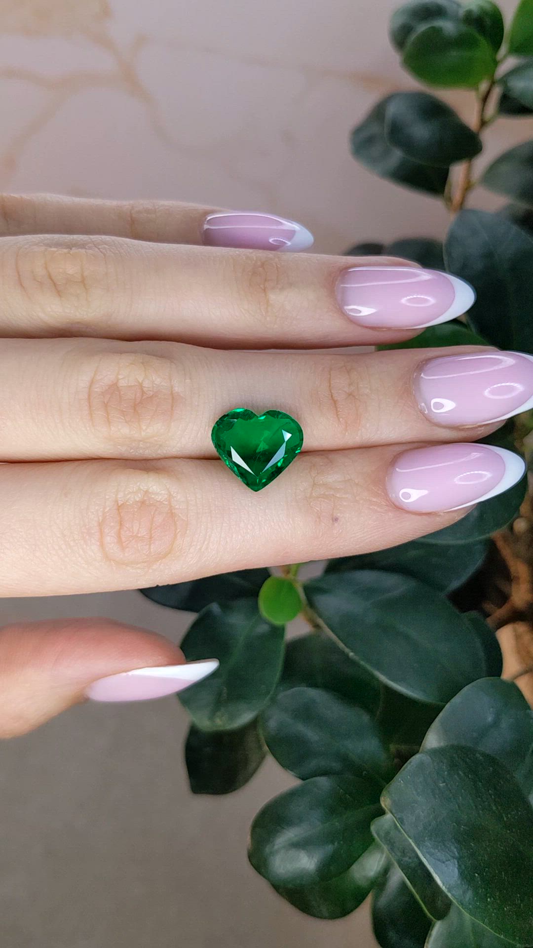 5.26 Ct. Emerald from Zambia Size Video