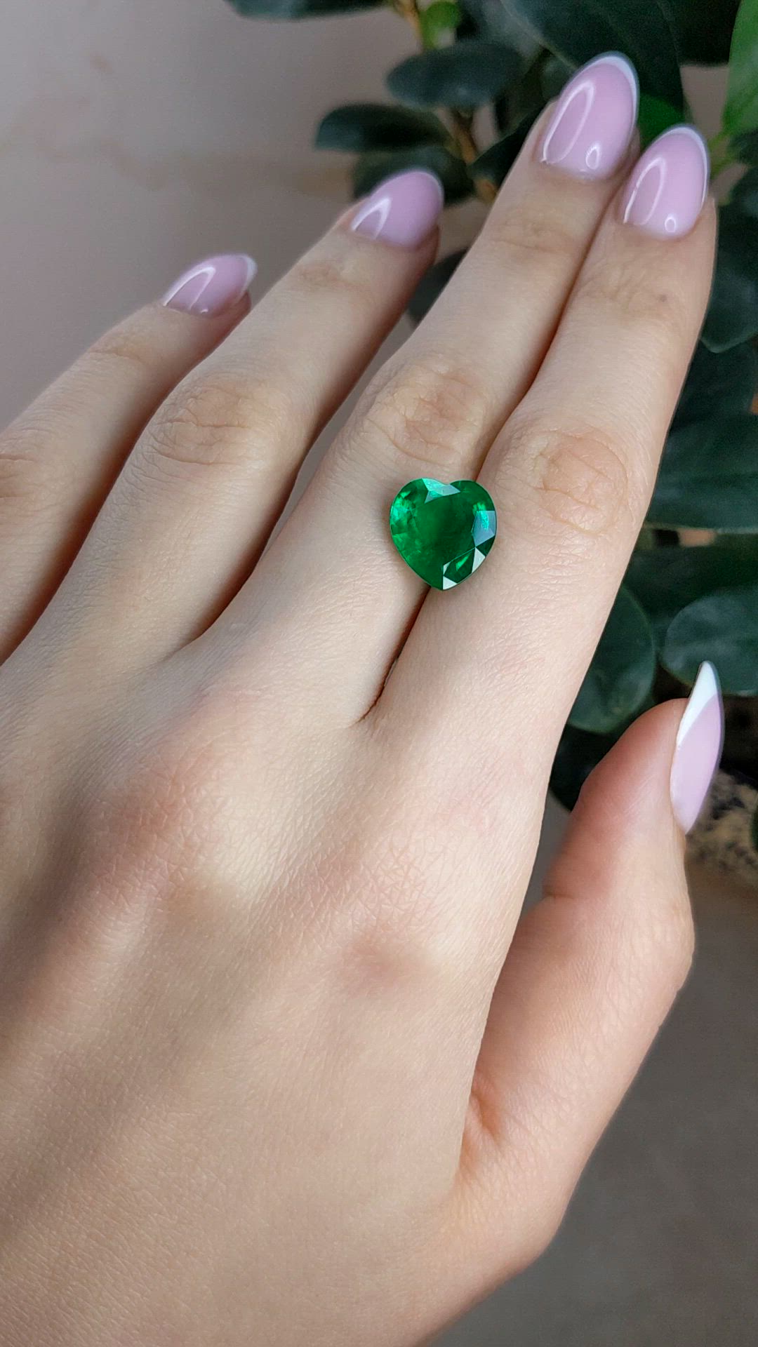 4.80 Ct. Emerald from Zambia Size Video