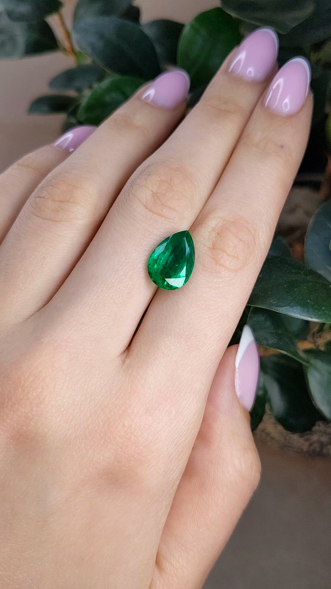 4.18 Ct. Emerald from Zambia Size Video