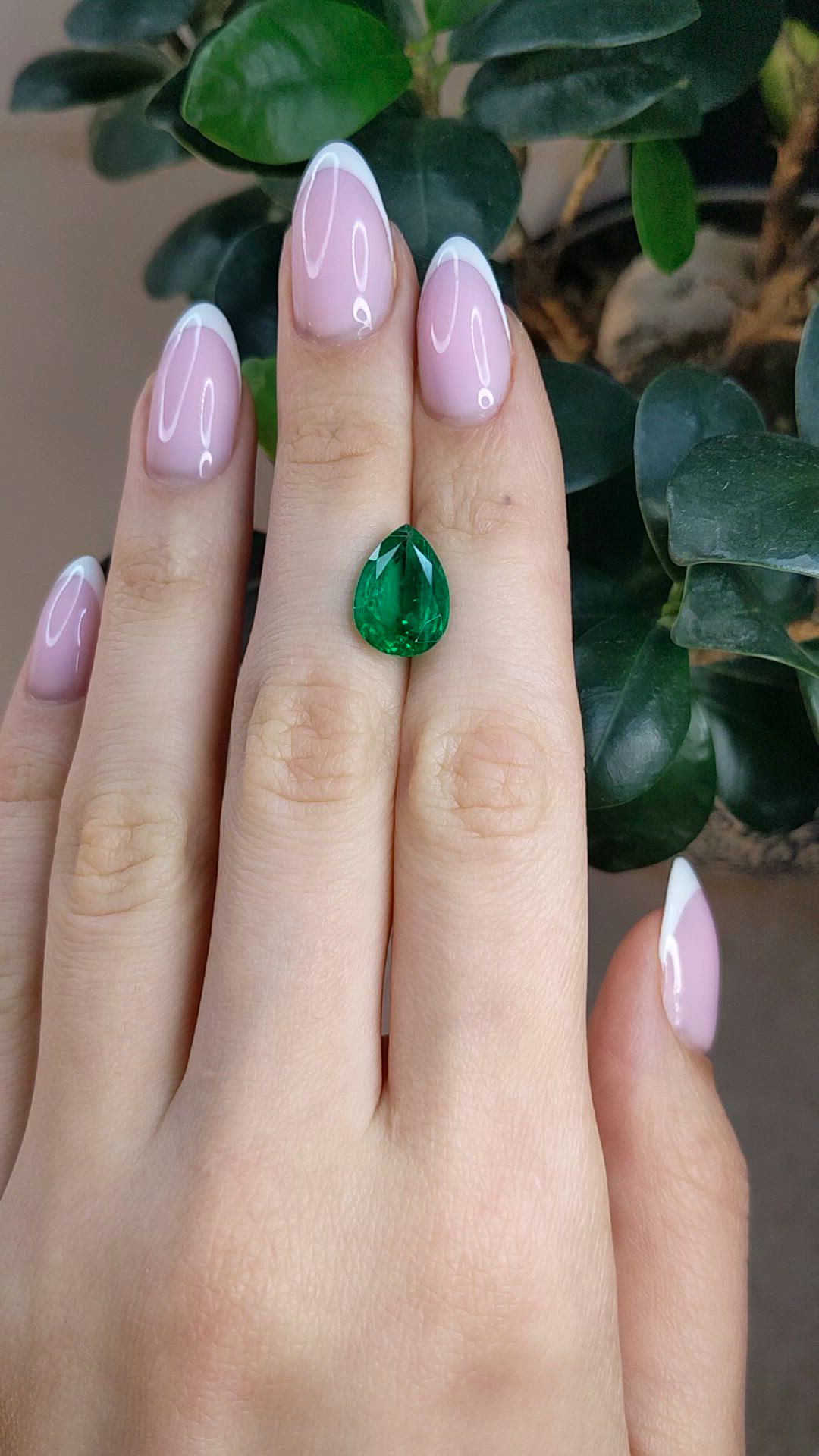4.18 Ct. Emerald from Zambia Size Video