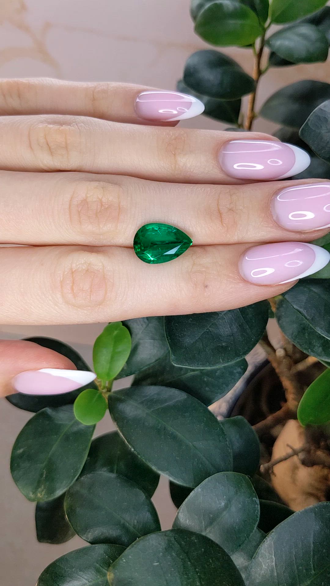 4.18 Ct. Emerald from Zambia Size Video