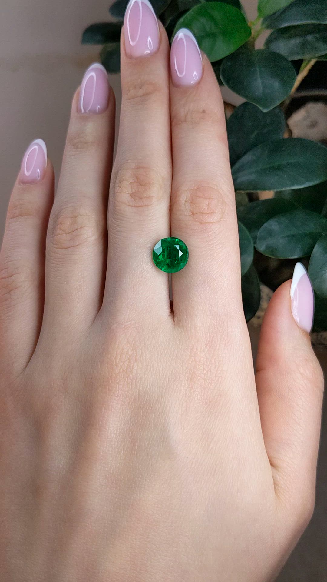 4.07 Ct. Emerald from Zambia Size Video
