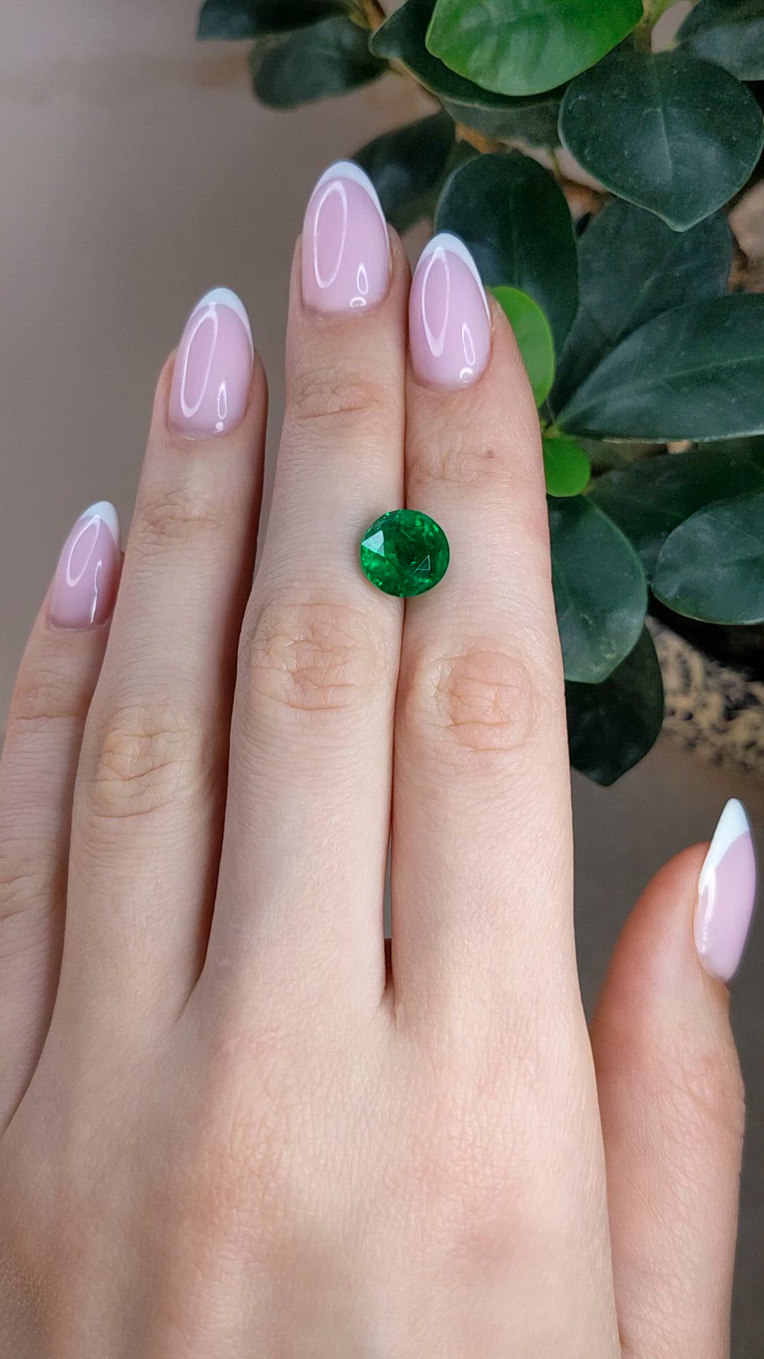 4.07 Ct. Emerald from Zambia Size Video