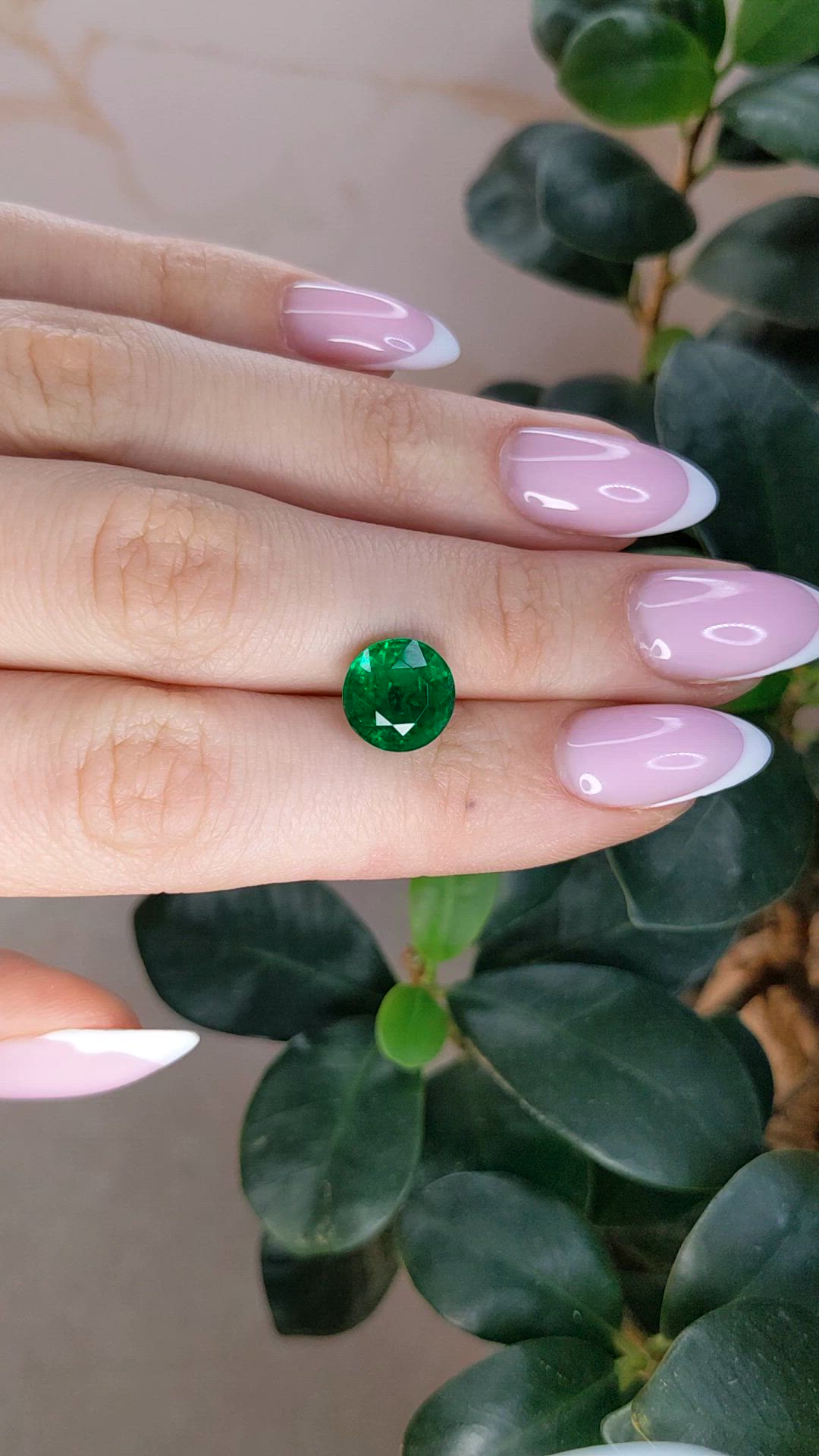 4.07 Ct. Emerald from Zambia Size Video