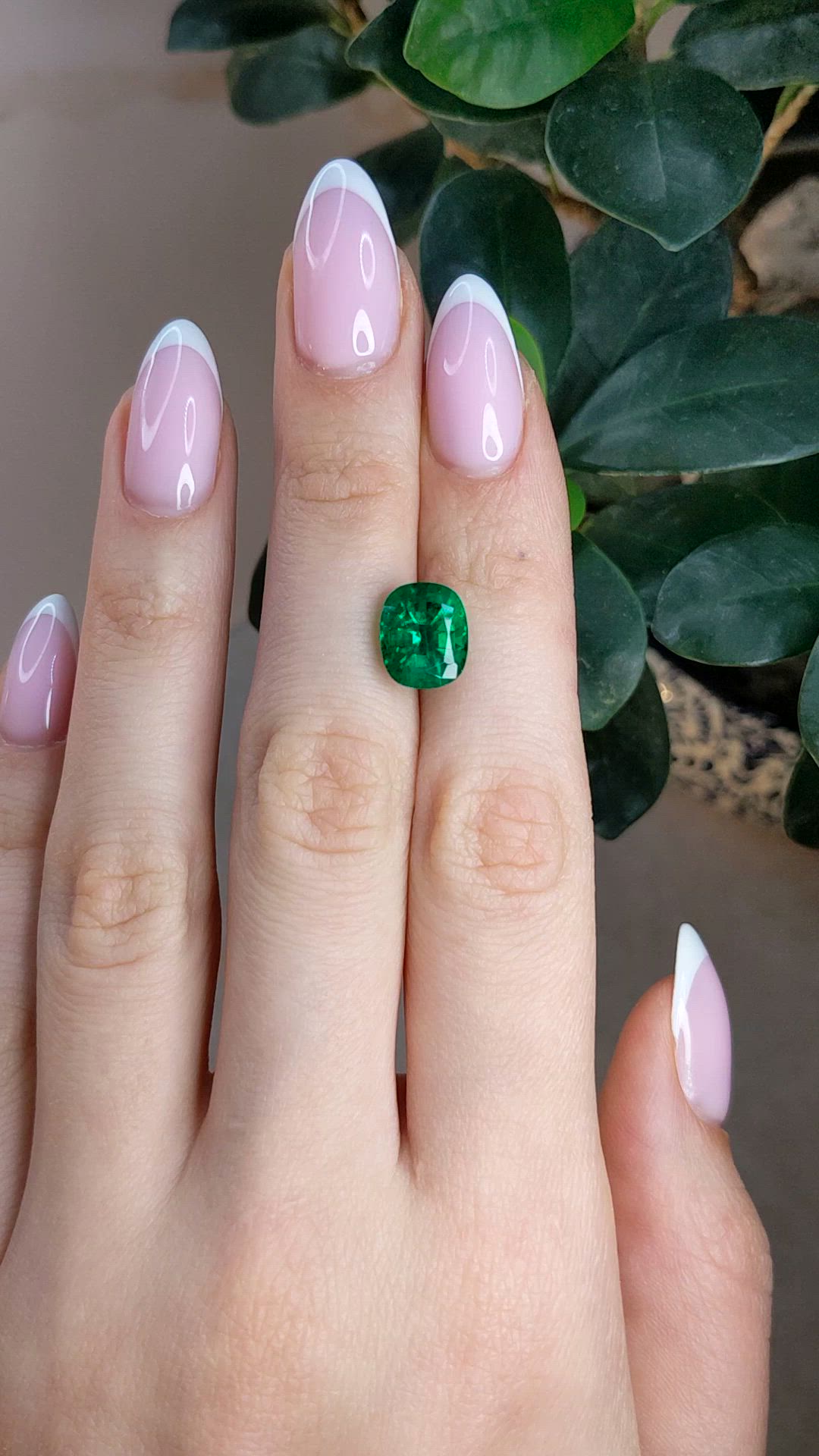 4.08 Ct. Emerald from Zambia Size Video
